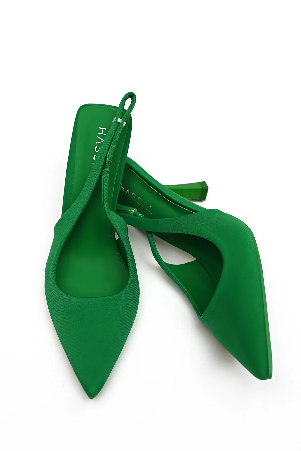 Daisy Strap Heel green (RTS)