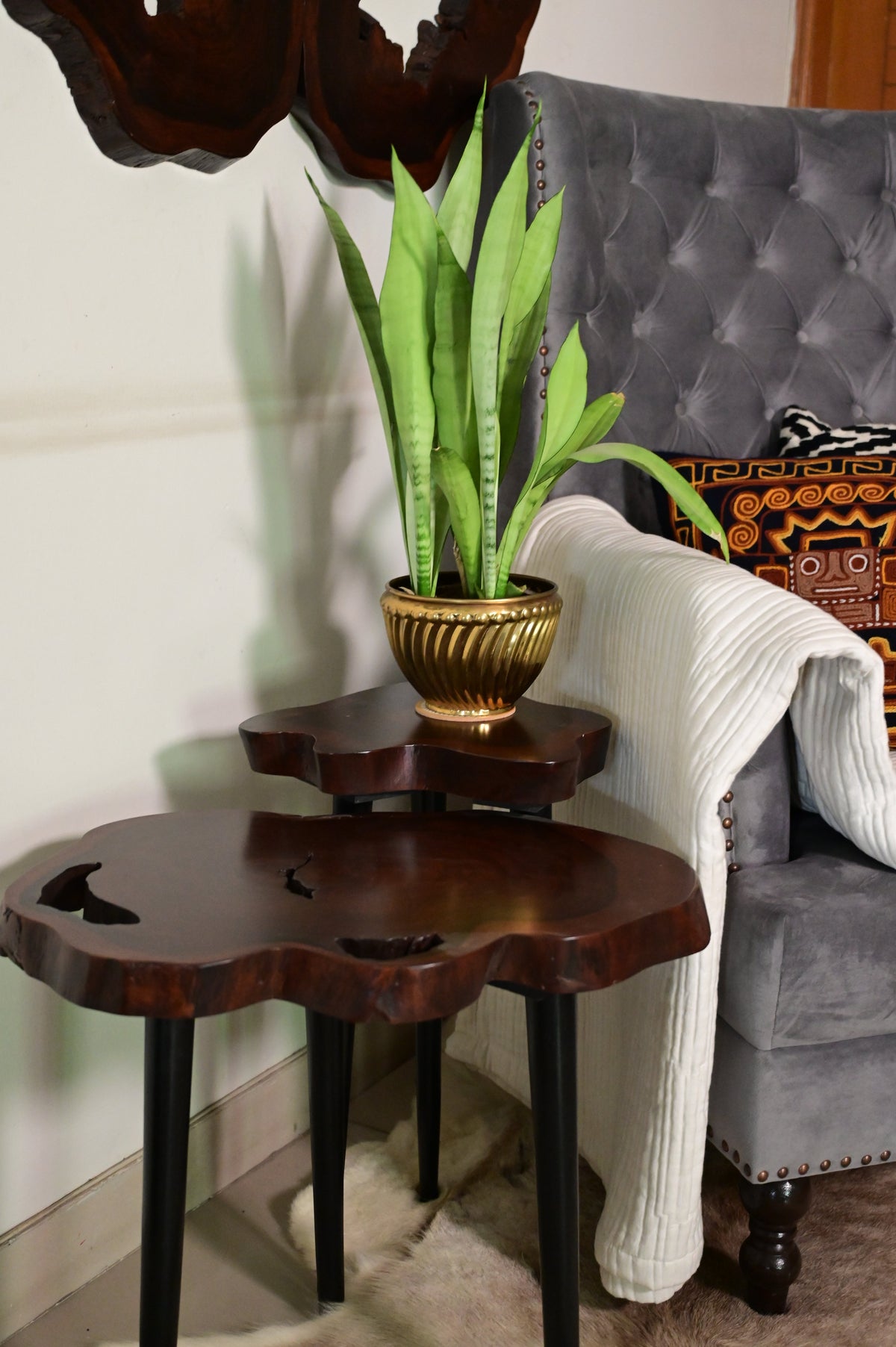 Sheesham Nesting Table Set of 2