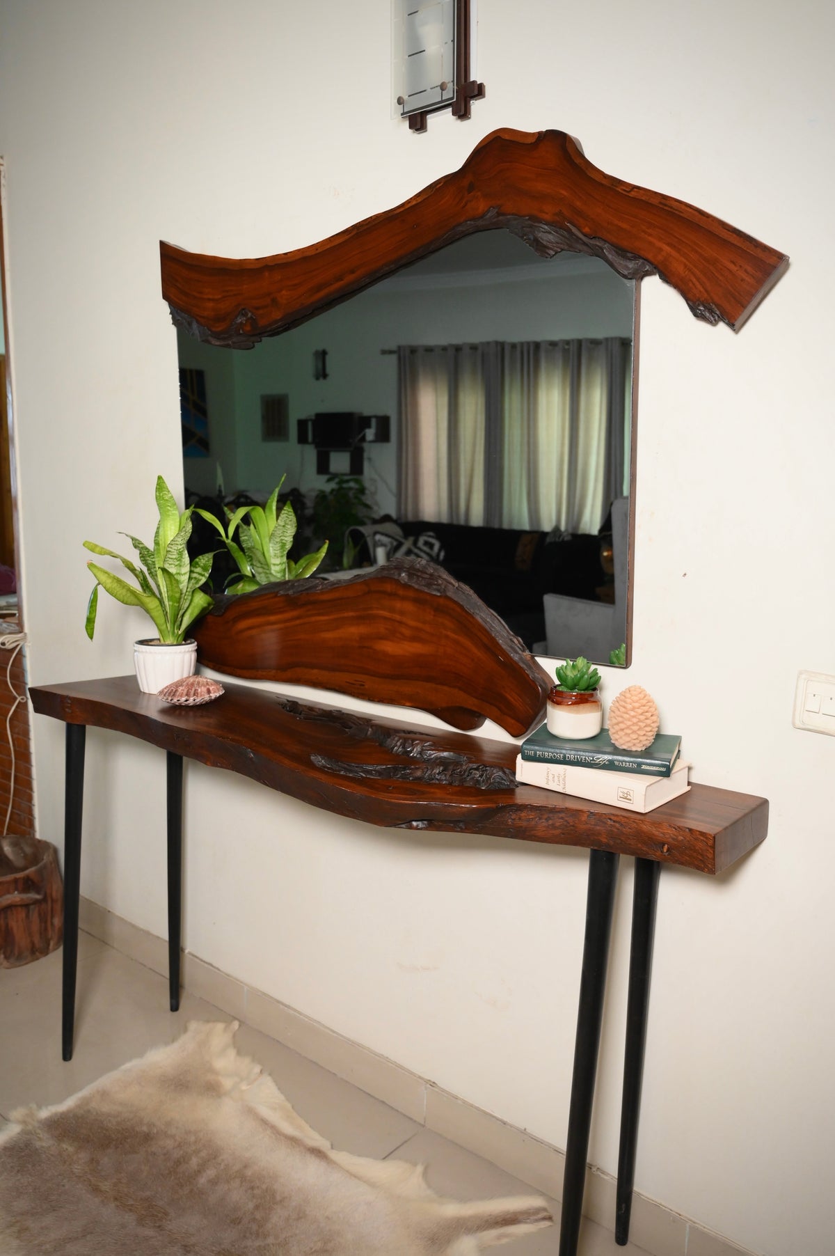 Sheesham Live Edge Mirror Cyra
