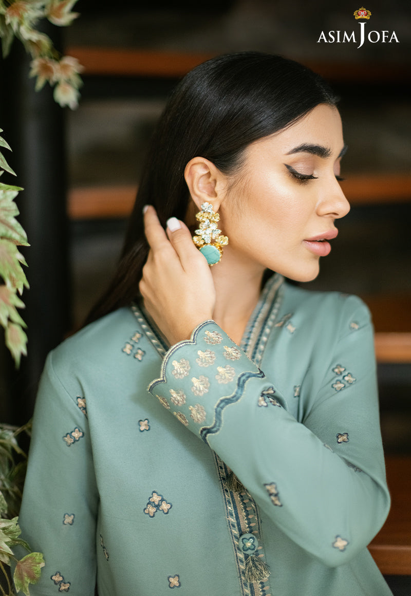 AJPED-05 EMBROIDERED STITCHED 3 PCS
