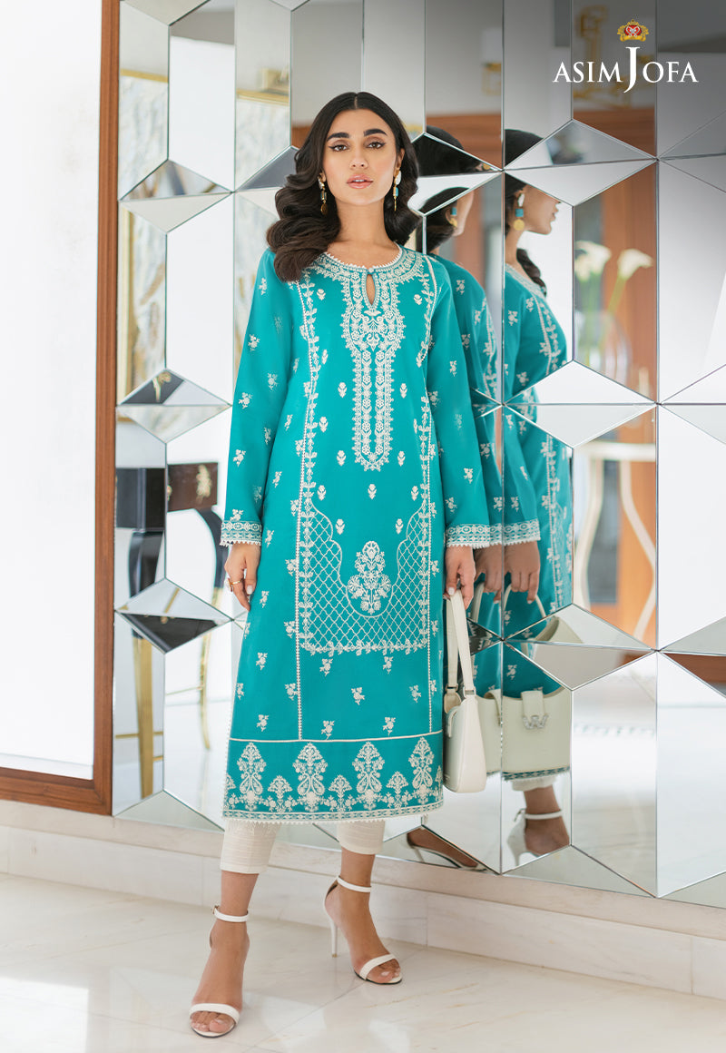 AJPED-02 EMBROIDERED STITCHED 3 PCS