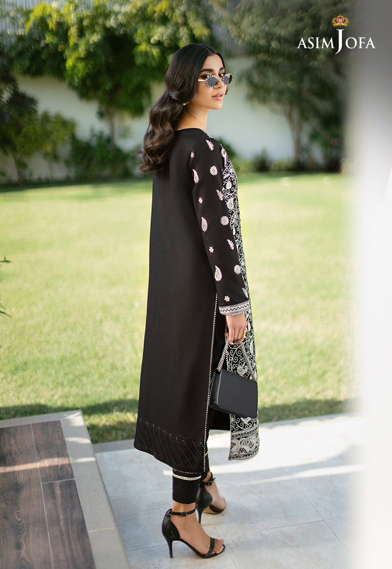 AJPB-154 PRINTED ARABIC LAWN STITCHED 3 PCS