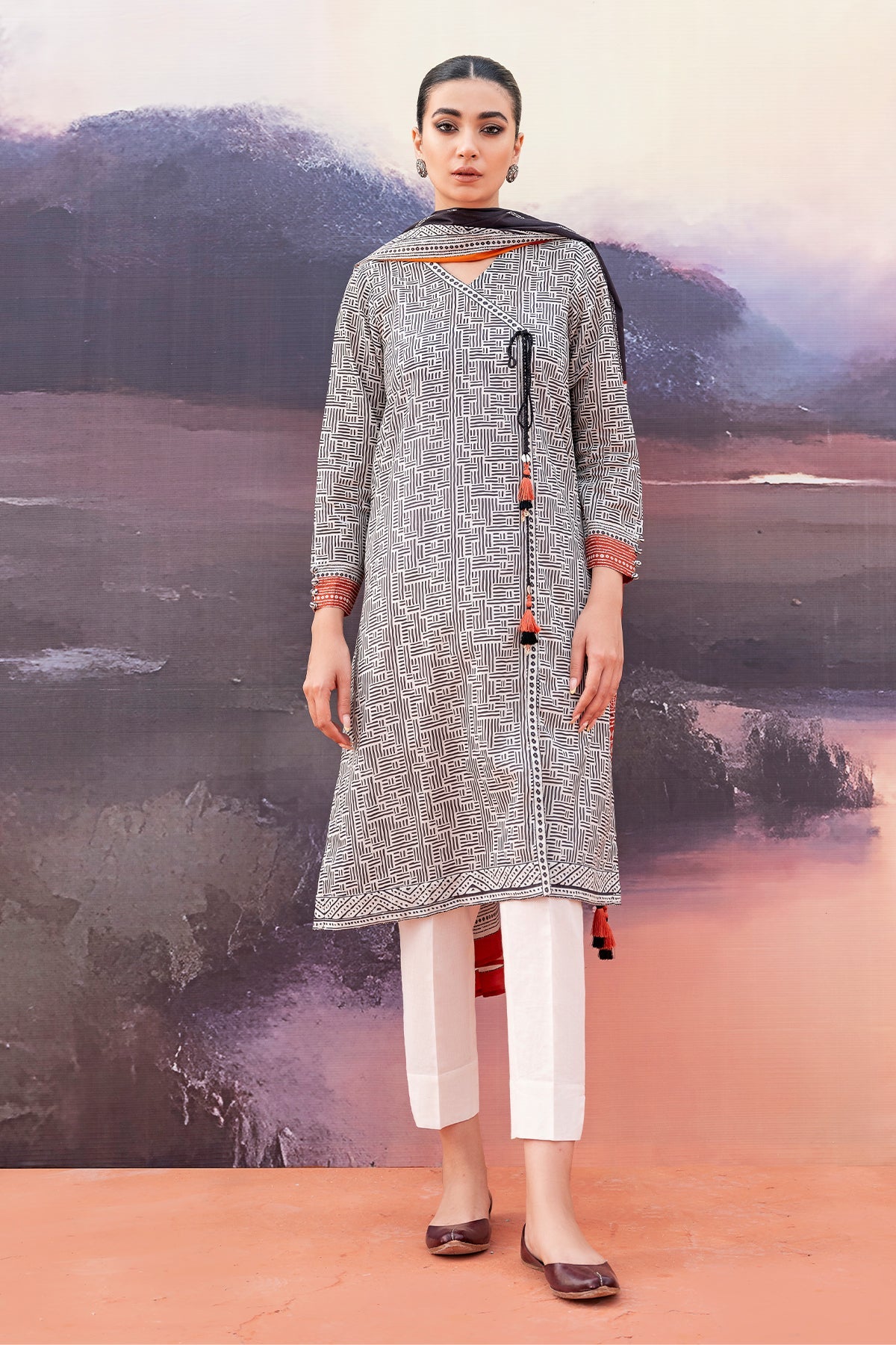 Printed Lawn 3 Piece