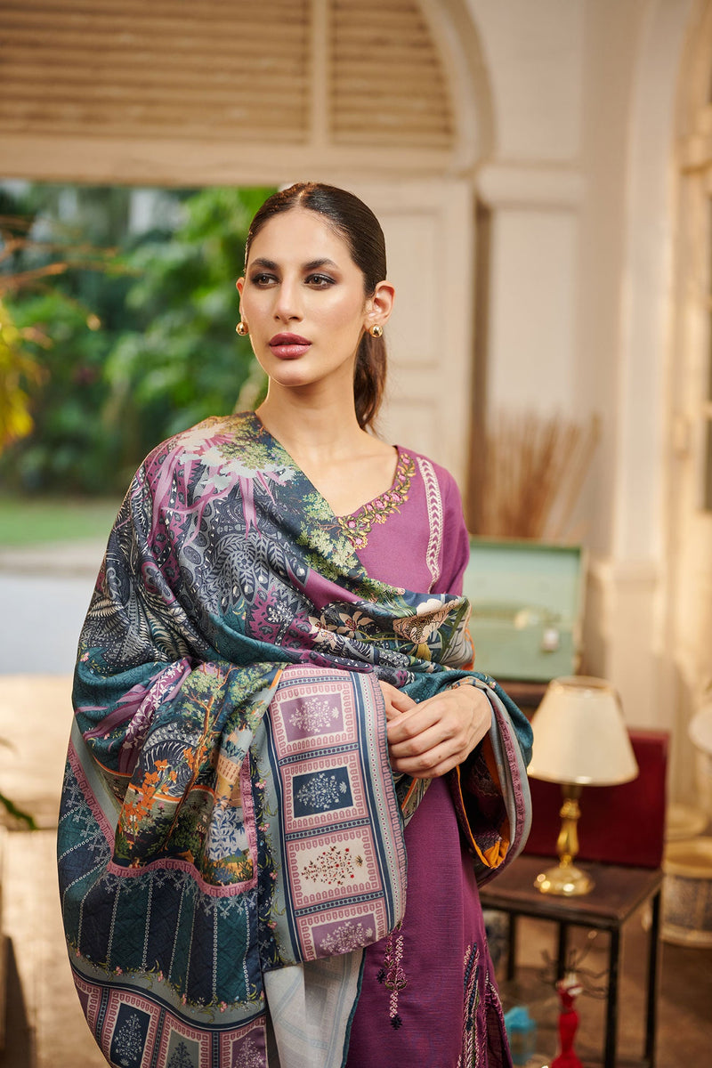 Plain chiffon dupatta with trimming