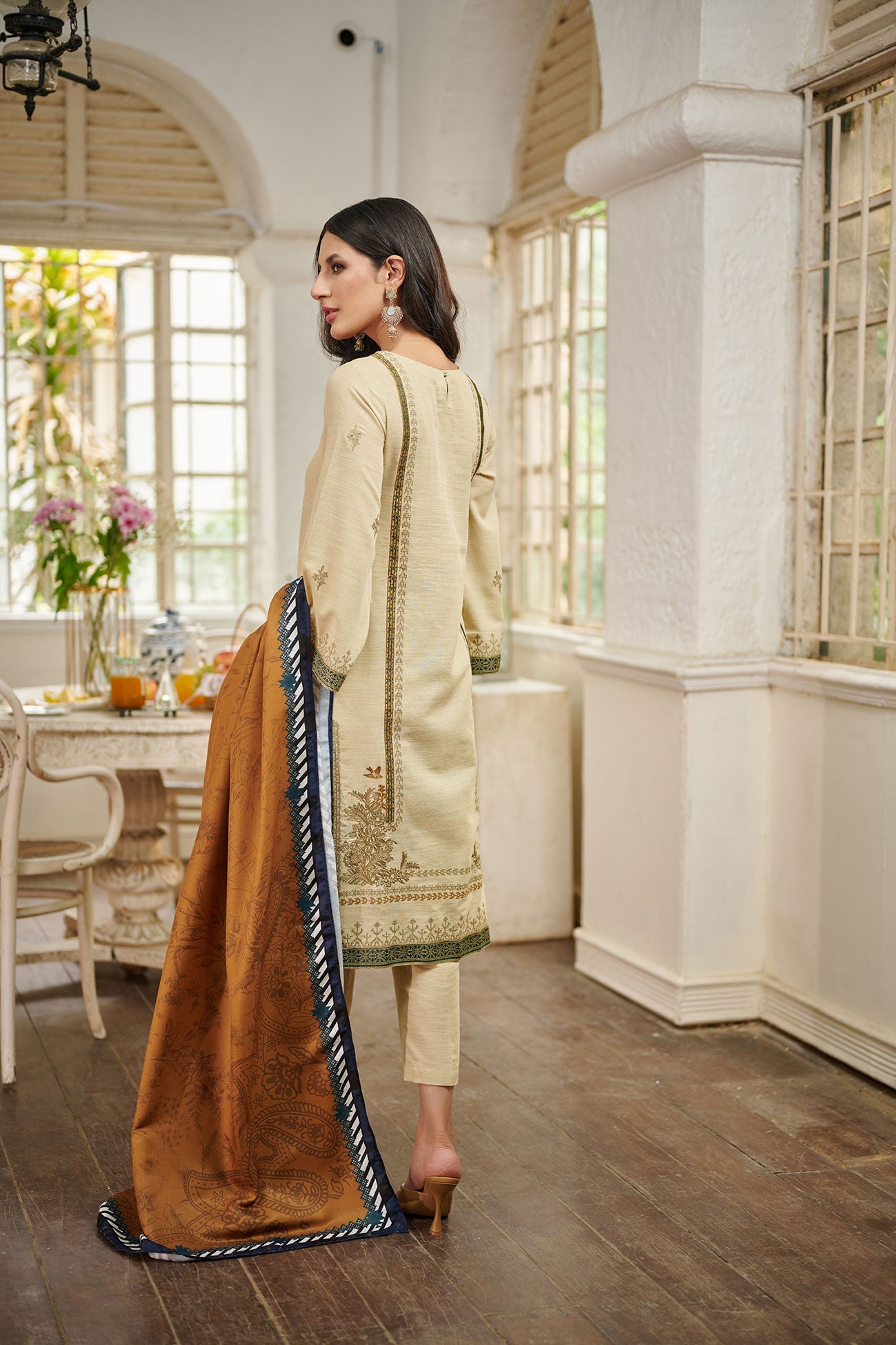 Printed Chiffon Dupatta (As Shown)