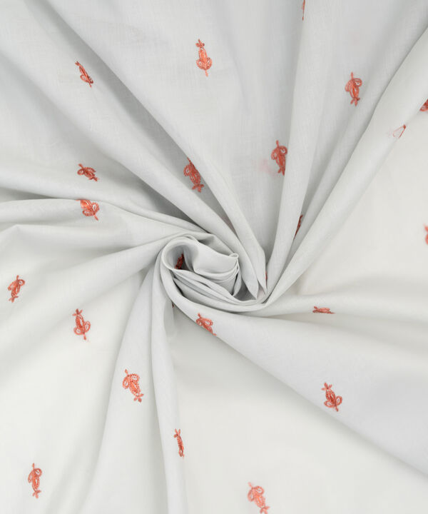 Embroidered Lawn Dupatta