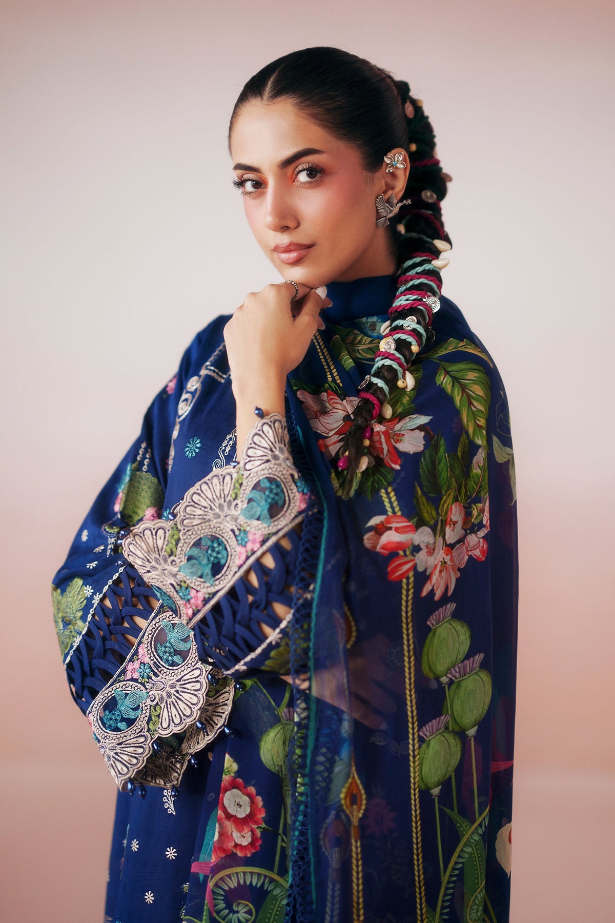 3 Piece Embroidered Lawn Suit