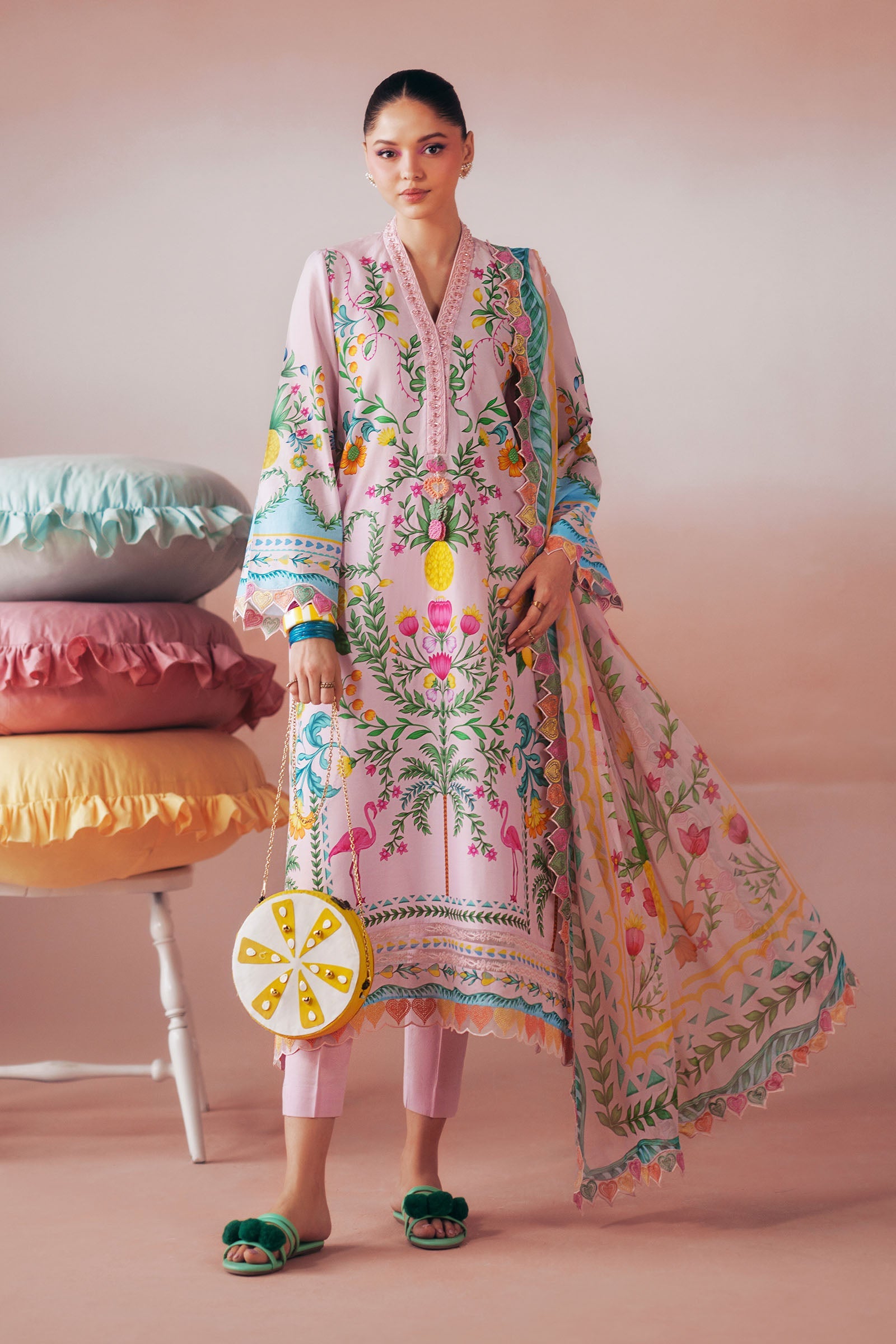 3 Piece Embroidered Lawn Suit