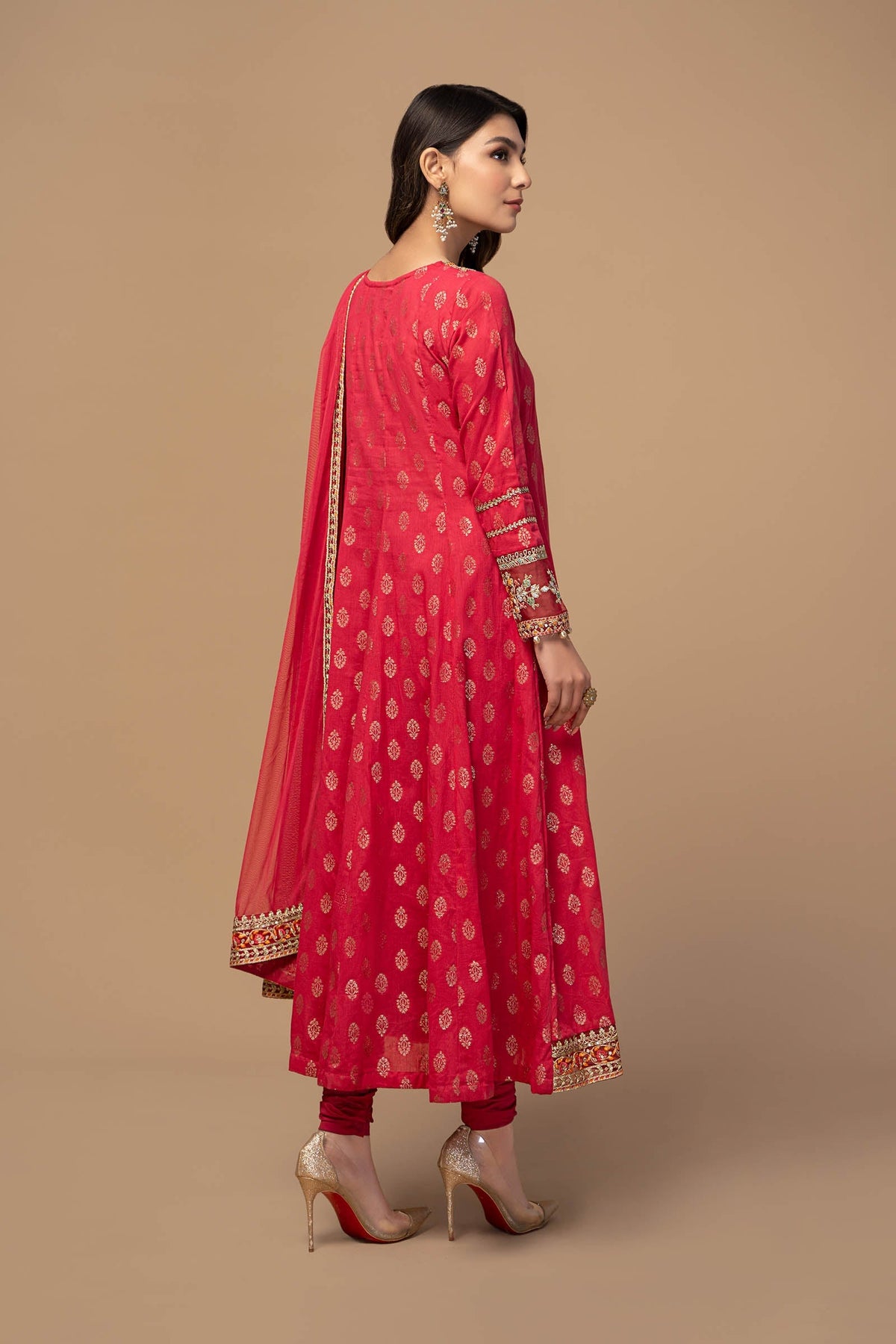 3 Piece Embroidered Suit