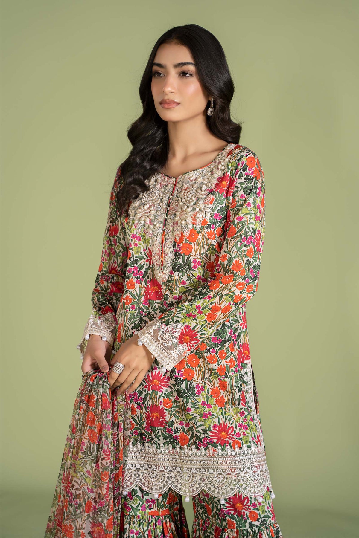 3 Piece Embroidered Lawn Suit