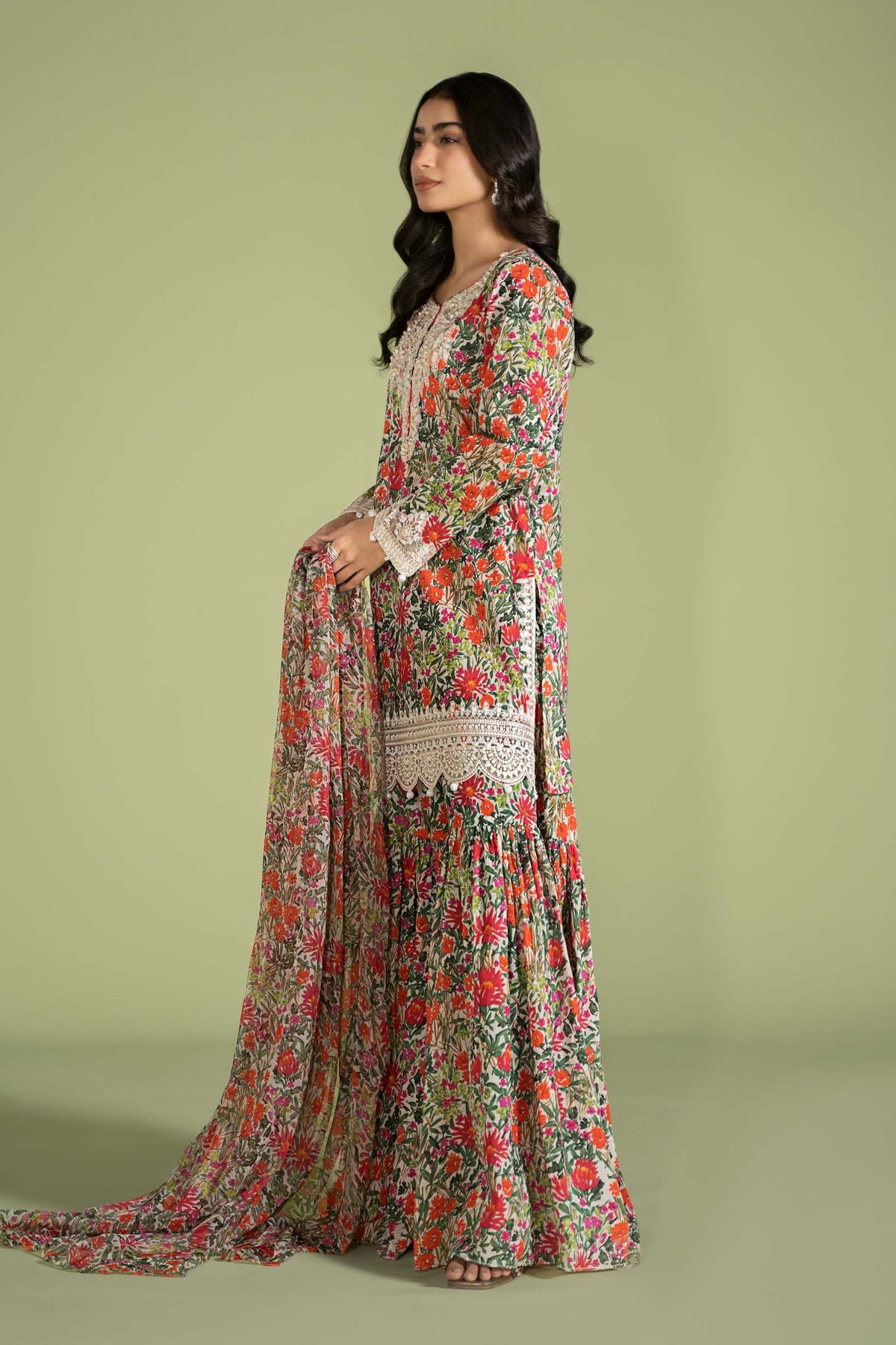 3 Piece Embroidered Lawn Suit