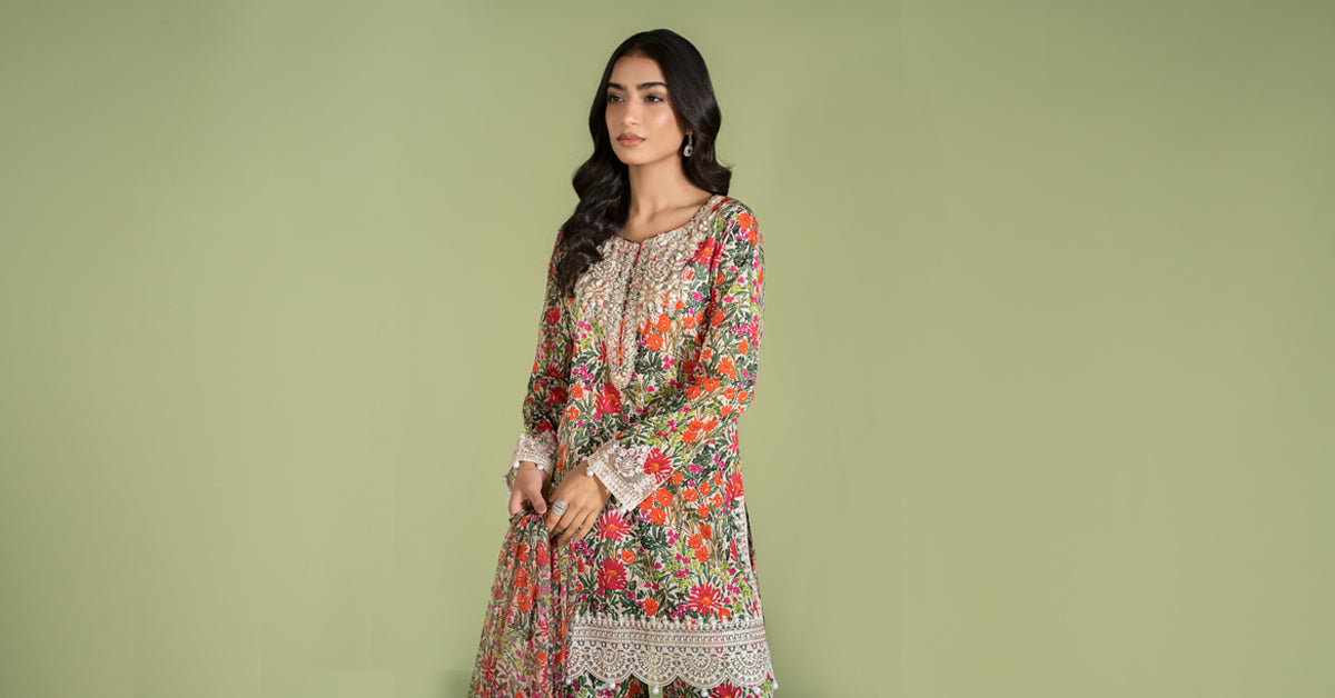 3 Piece Embroidered Lawn Suit