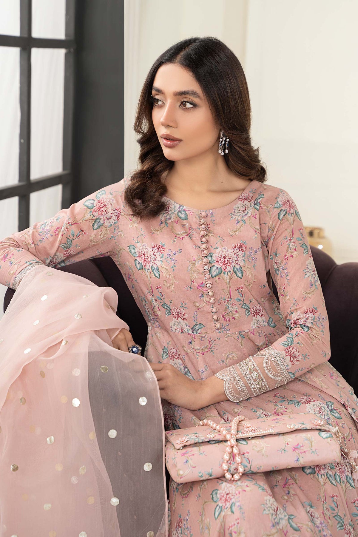 3 Piece Embroidered Lawn Suit