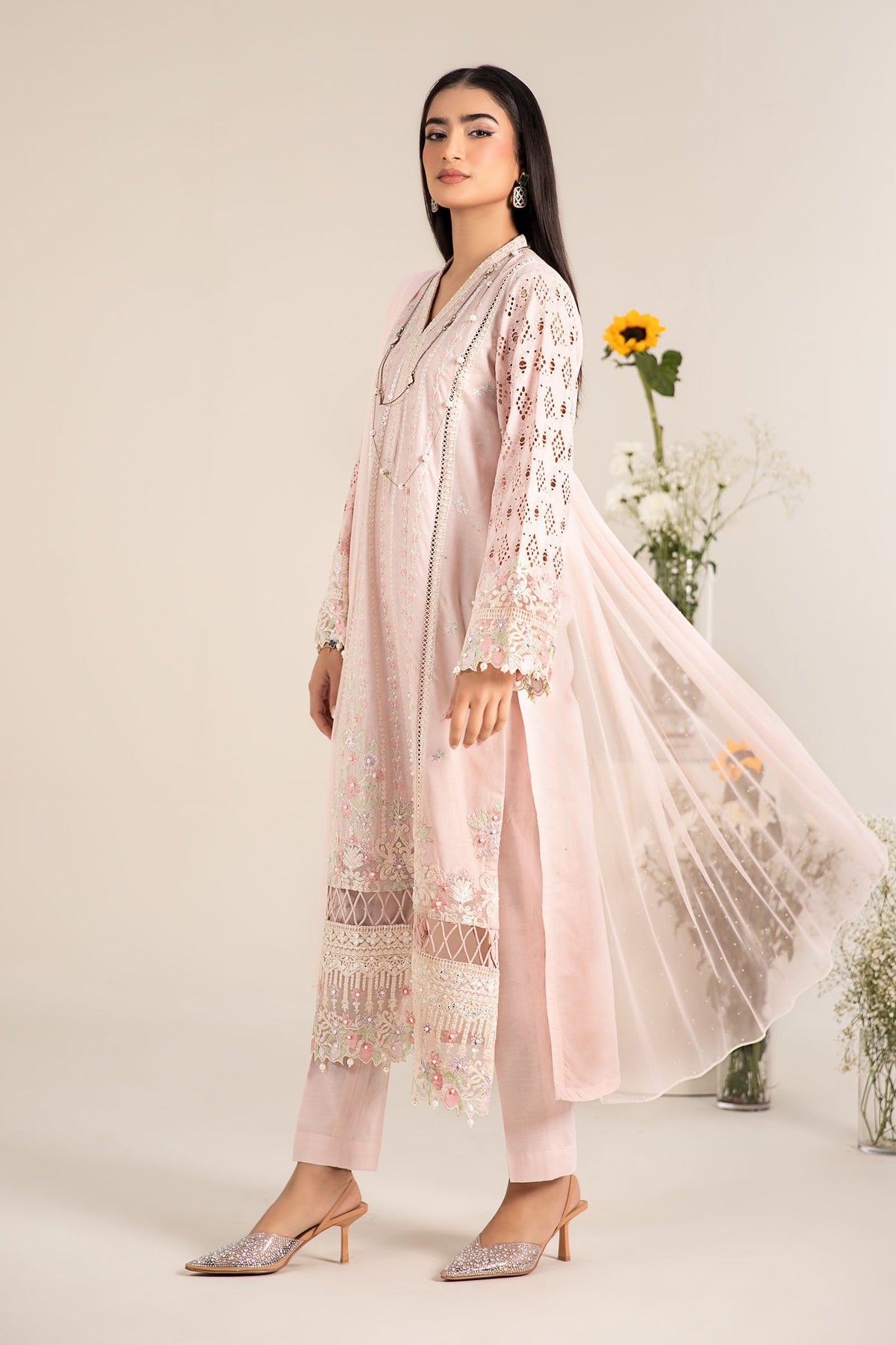 3 Piece Embroidered Lawn Suit