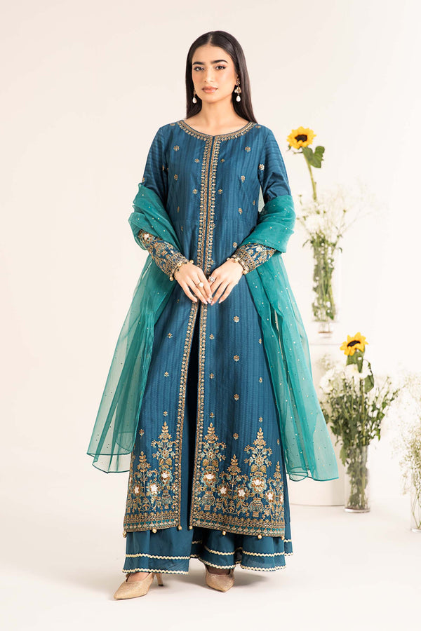 3 Piece Embroidered Lawn Suit