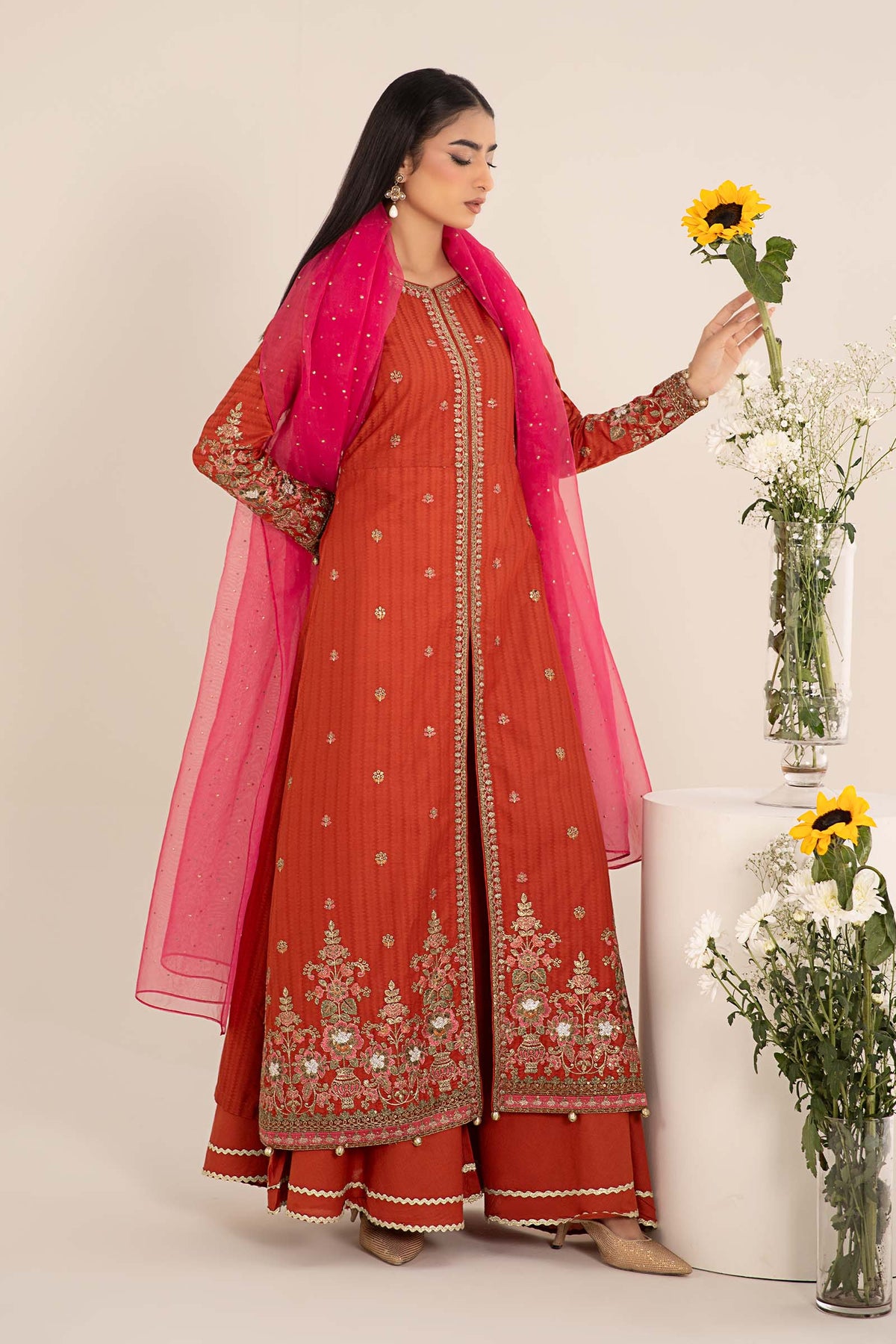 3 Piece Embroidered Lawn Suit