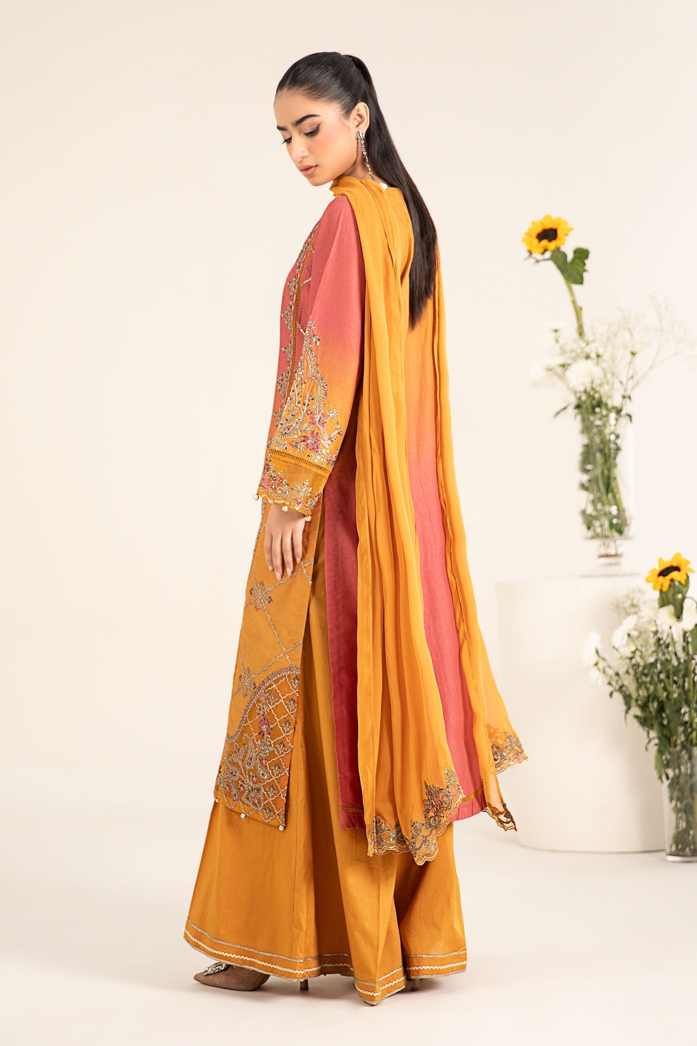 Embroidered Trousers (as shown)