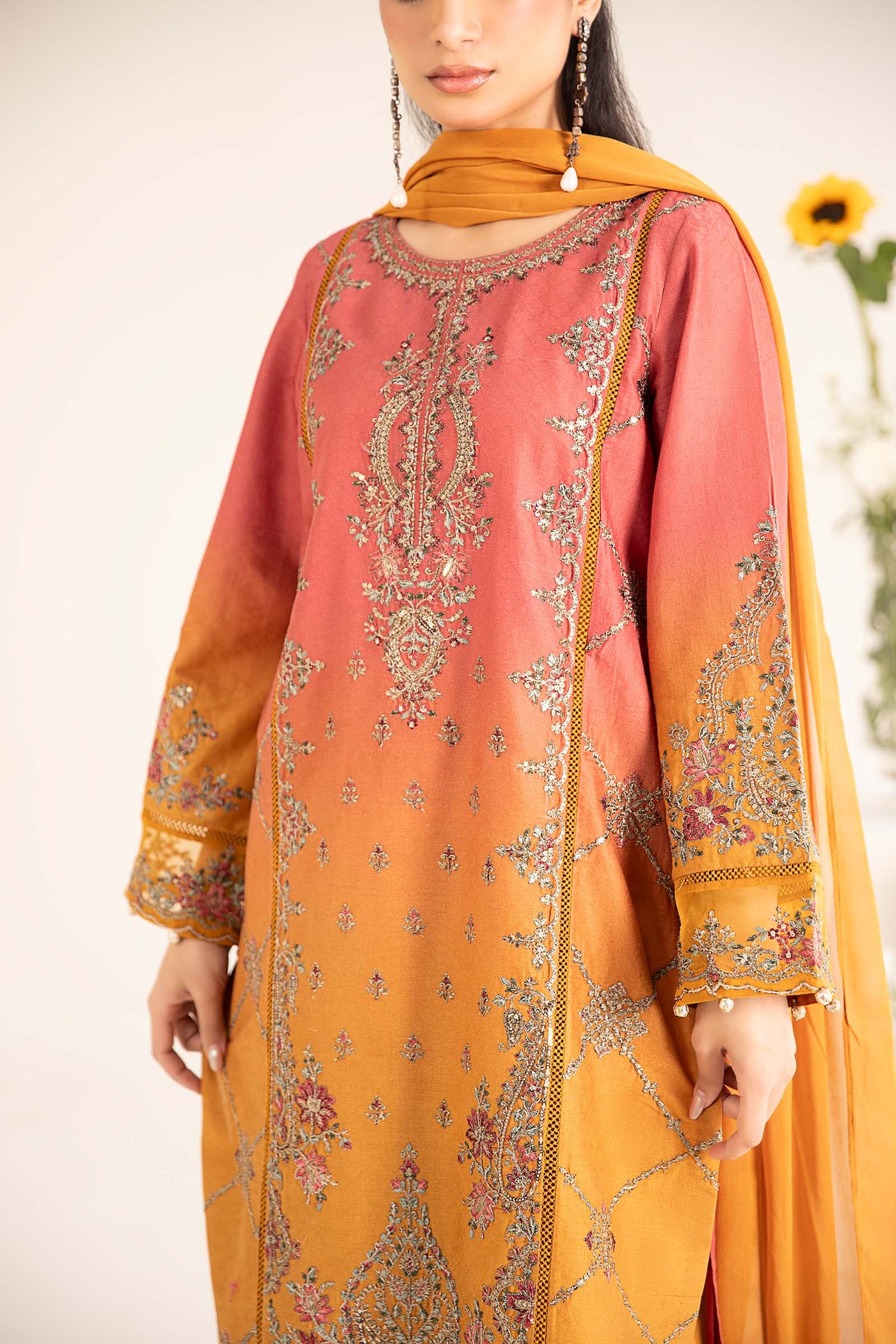 Embroidered Trousers (as shown)