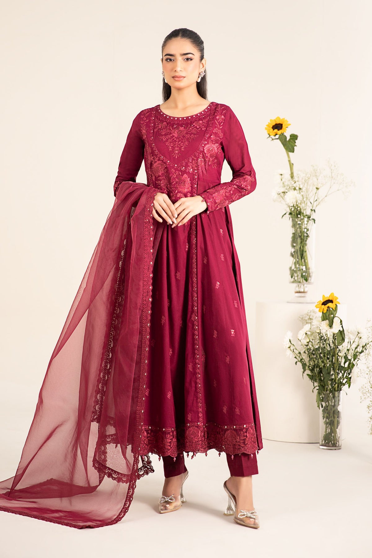 3 Piece Embroidered Lawn Suit