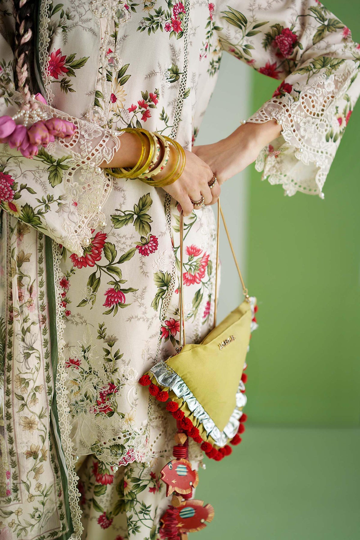 3 Piece Embroidered Lawn Suit - DWP2603-ESM-OFW