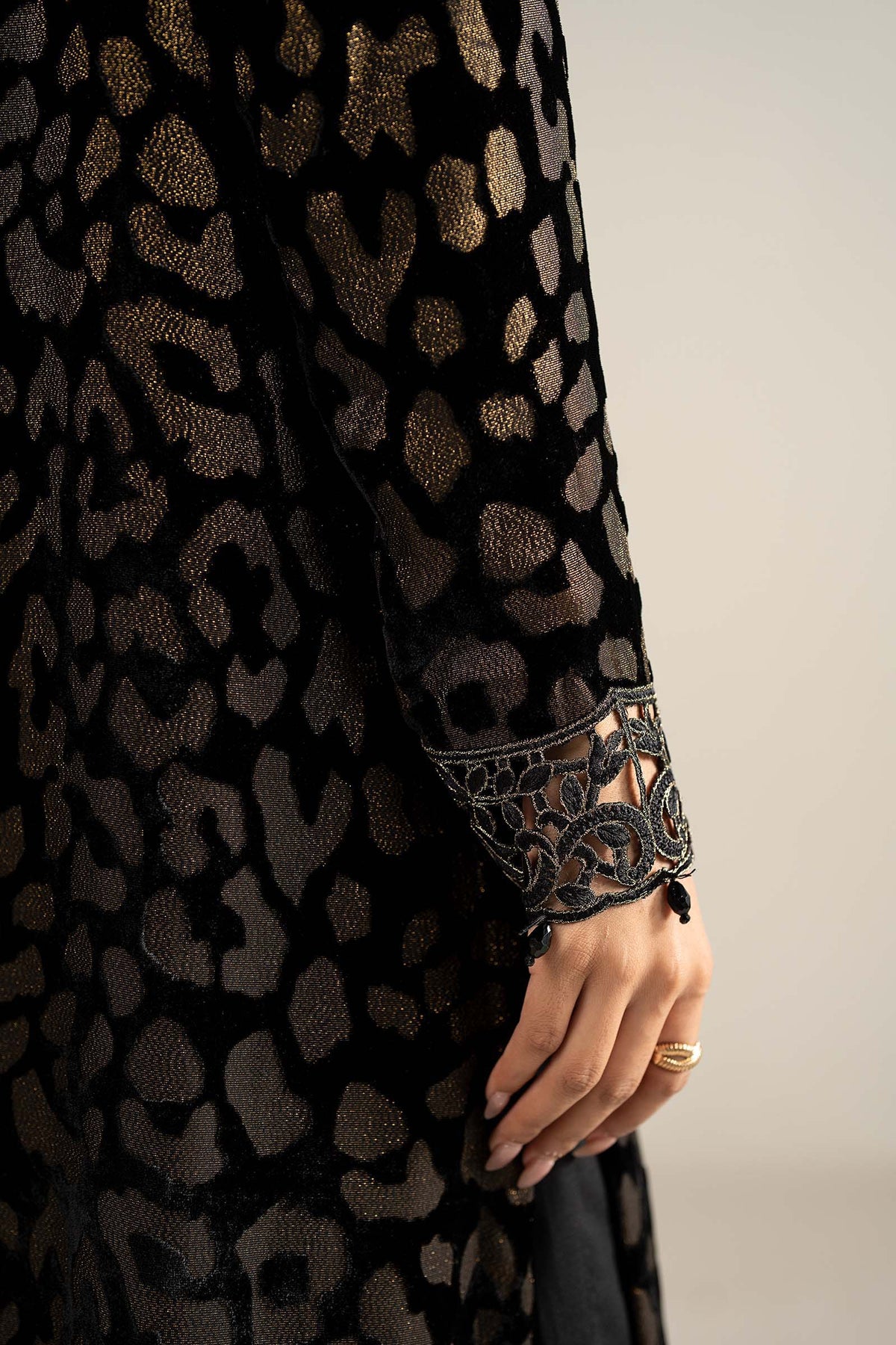3 Piece Embroidered Palachi Suit