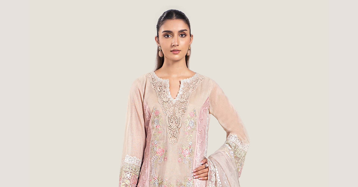 3 Piece Embroidered Yarn Dyed Suit