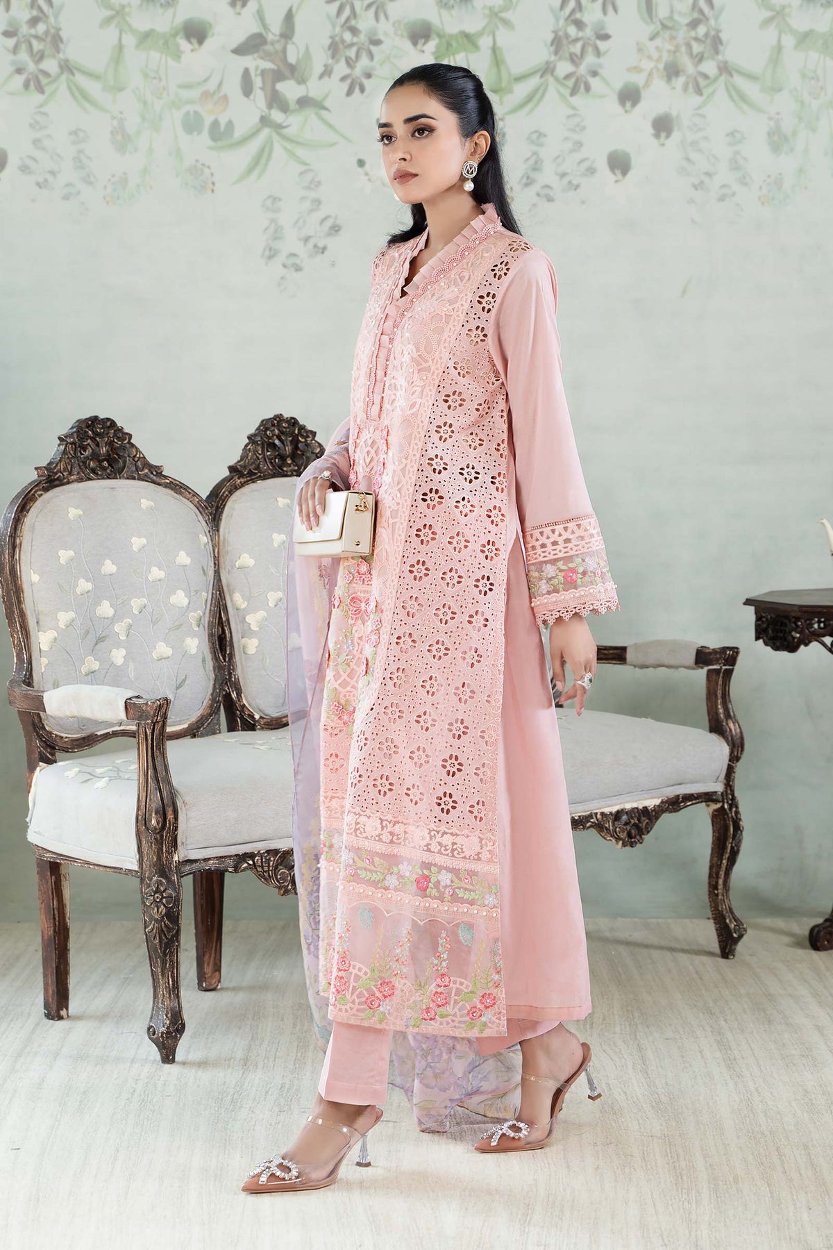 3 Piece Embroidered Lawn Suit