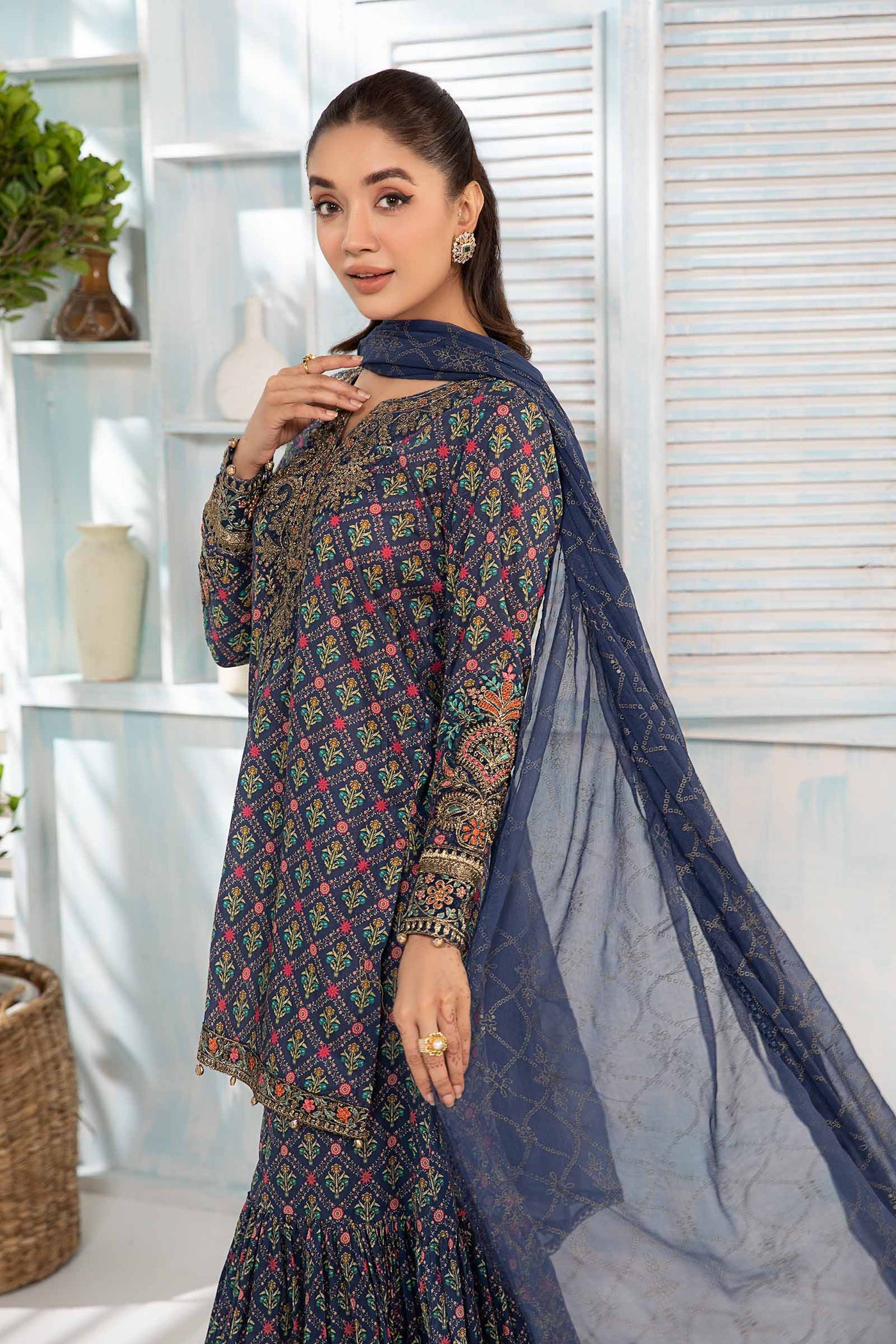 3 Piece Printed Lawn Suit