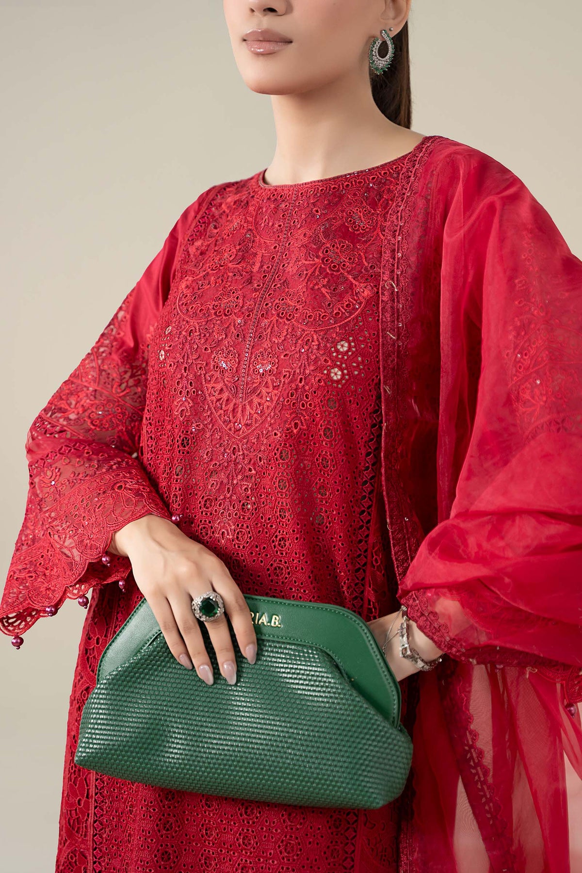 3 Piece Embroidered Lawn Suit