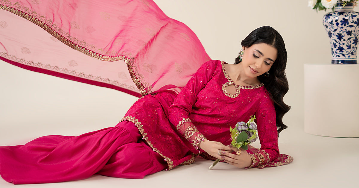 3 Piece Embroidered Lawn Suit