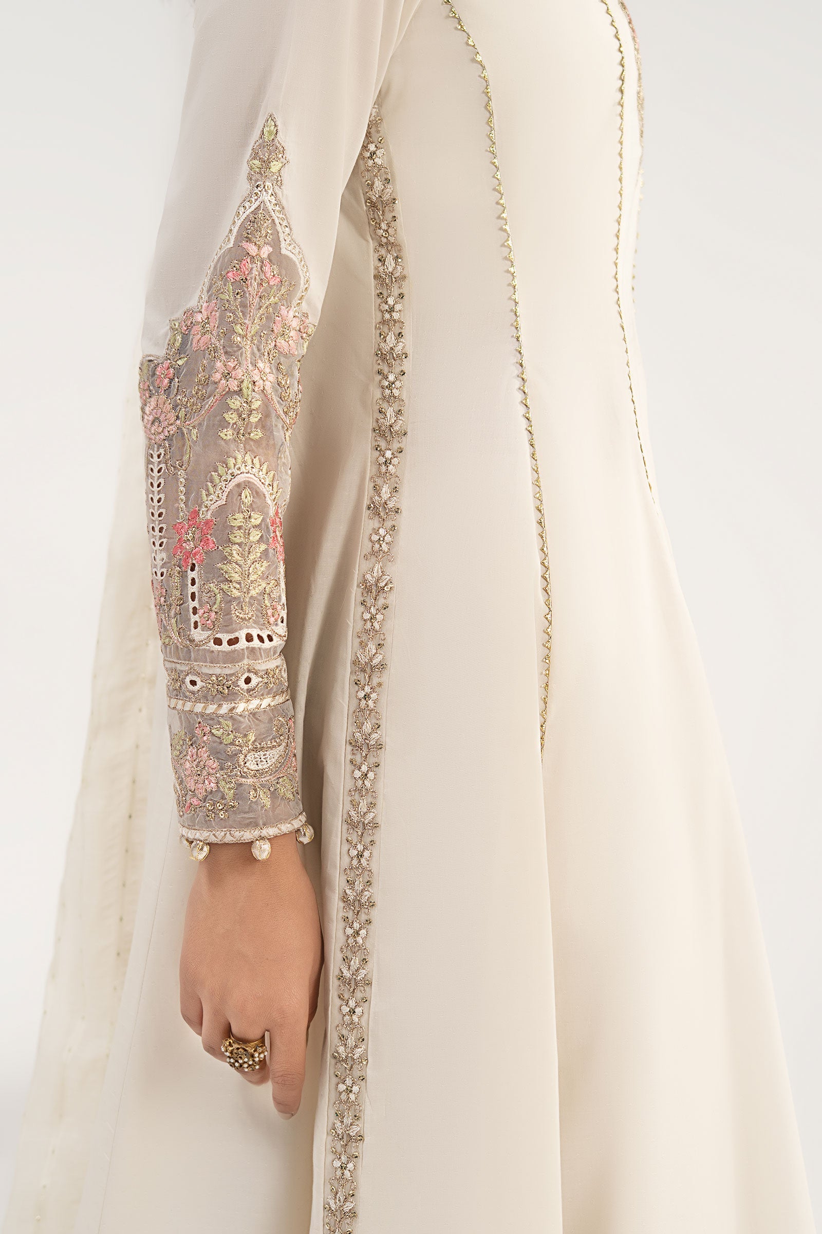 3 Piece Embroidered Dobby Lawn Suit
