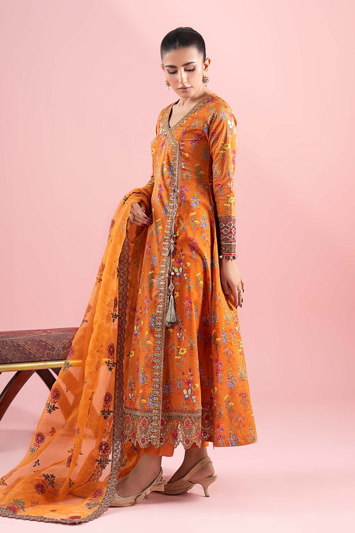 3 Piece Embroidered Lawn Suit