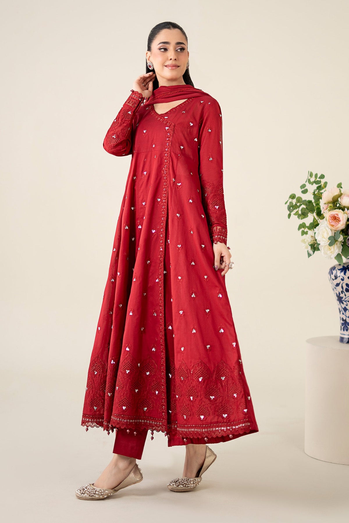 3 Piece Embroidered Lawn Suit