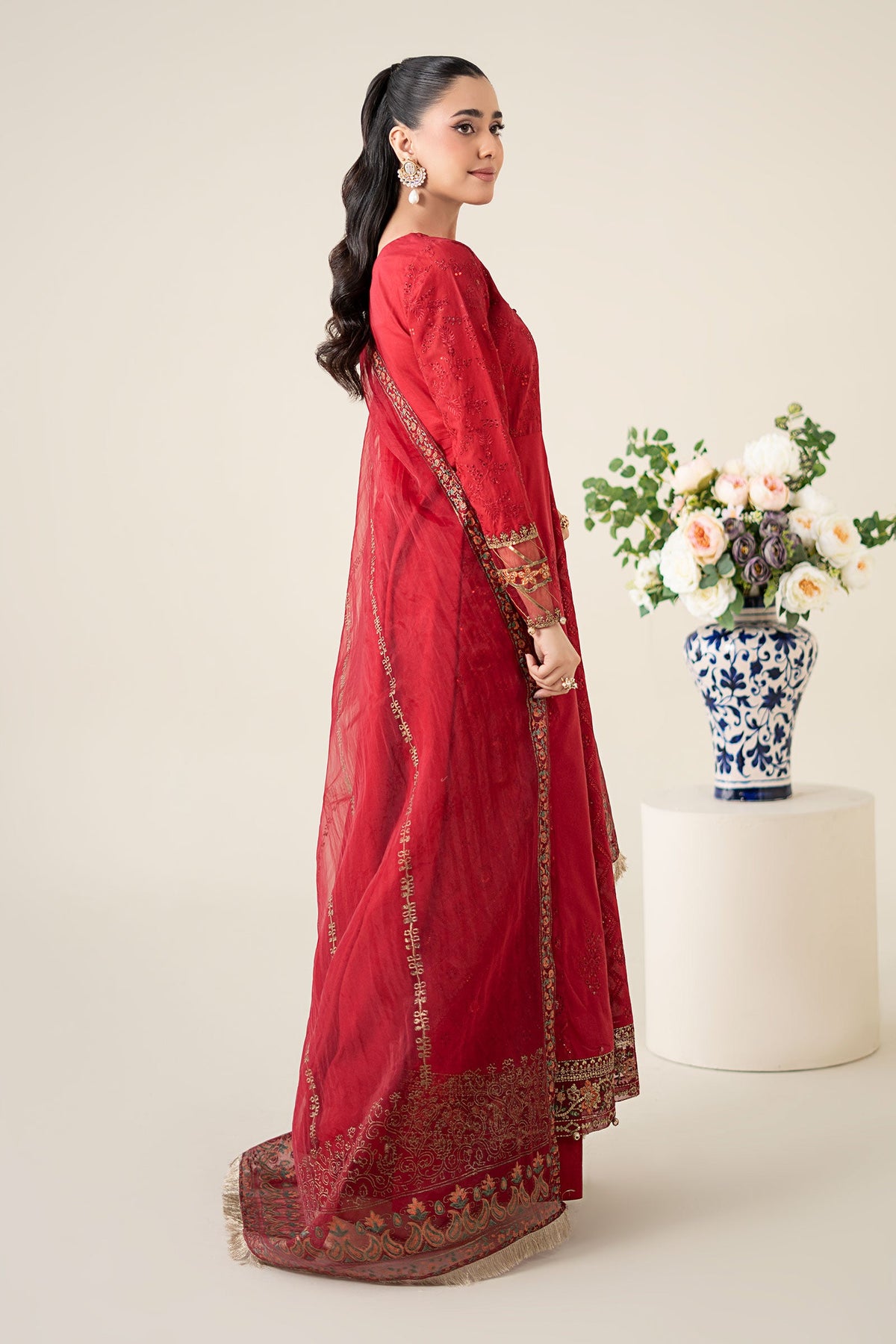 3 Piece Embroidered Lawn Suit