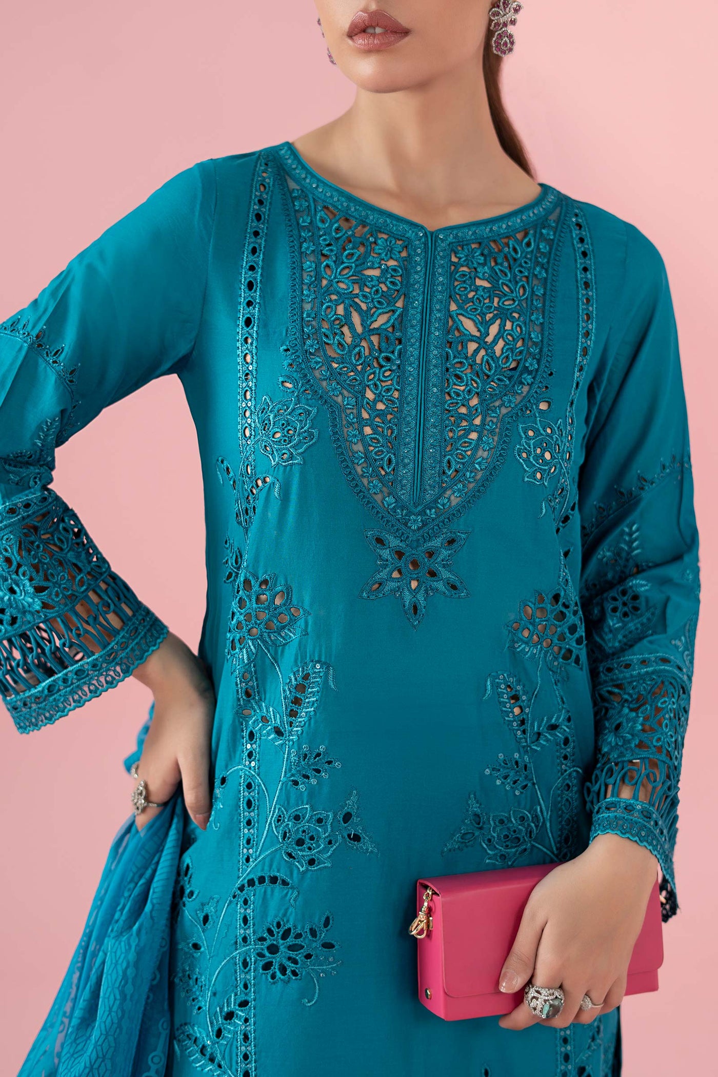 3 Piece Embroidered Lawn Suit