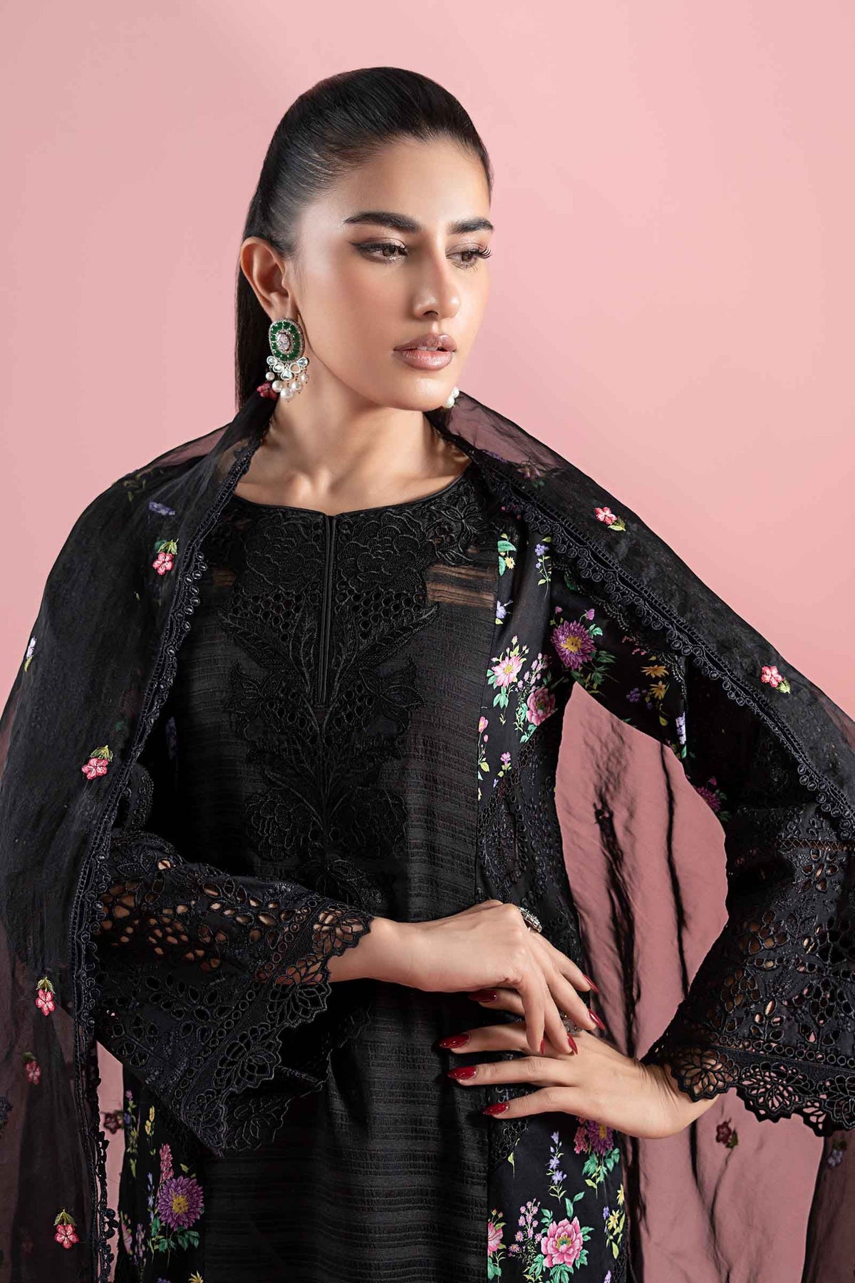 3 Piece Embroidered Lawn Suit