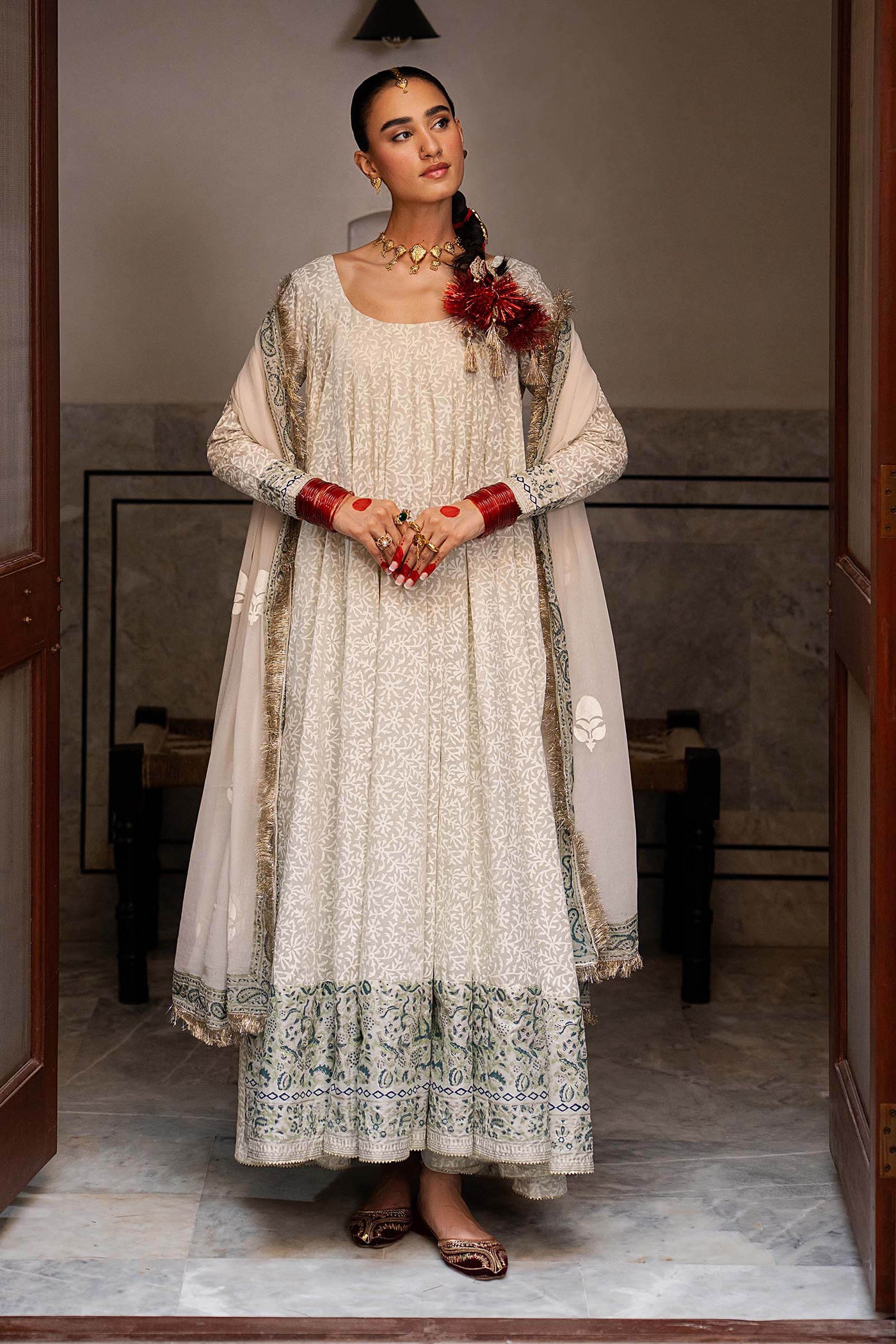 3 Piece Block Printed Lawn Suit