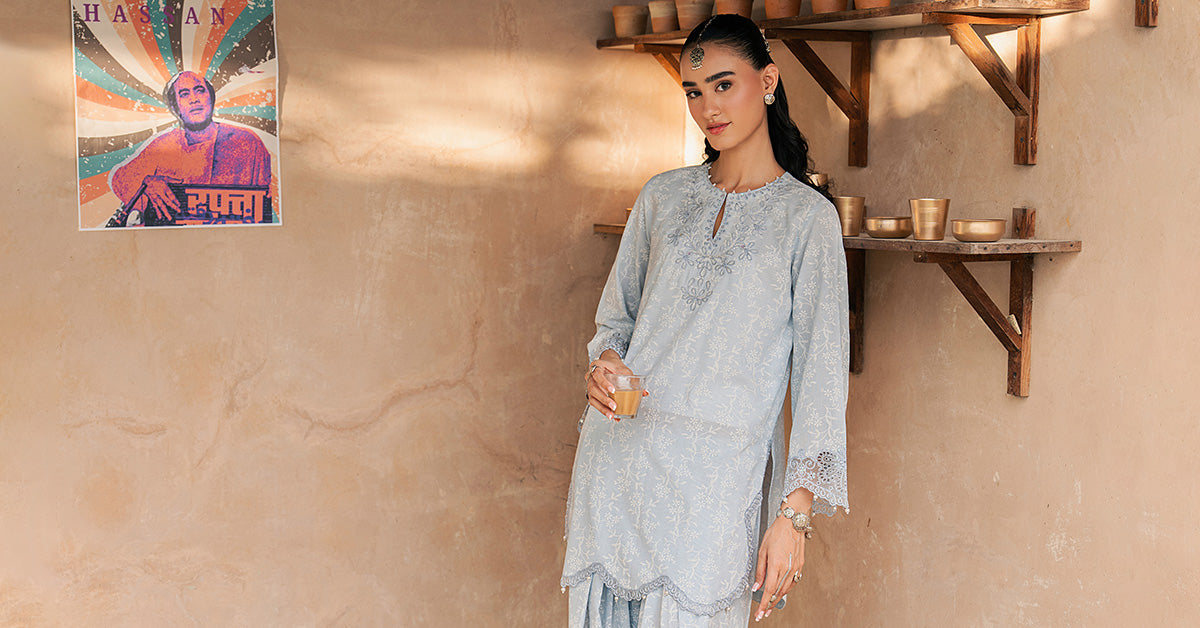2 Piece Embroidered Lawn Suit