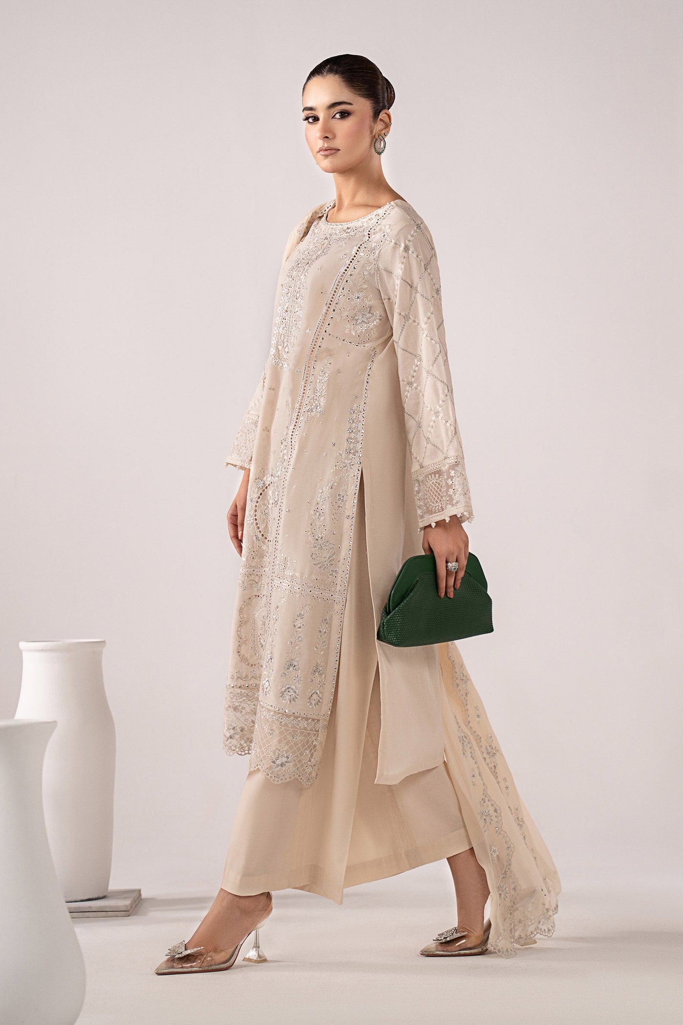 3 Piece Embroidered Lawn Suit