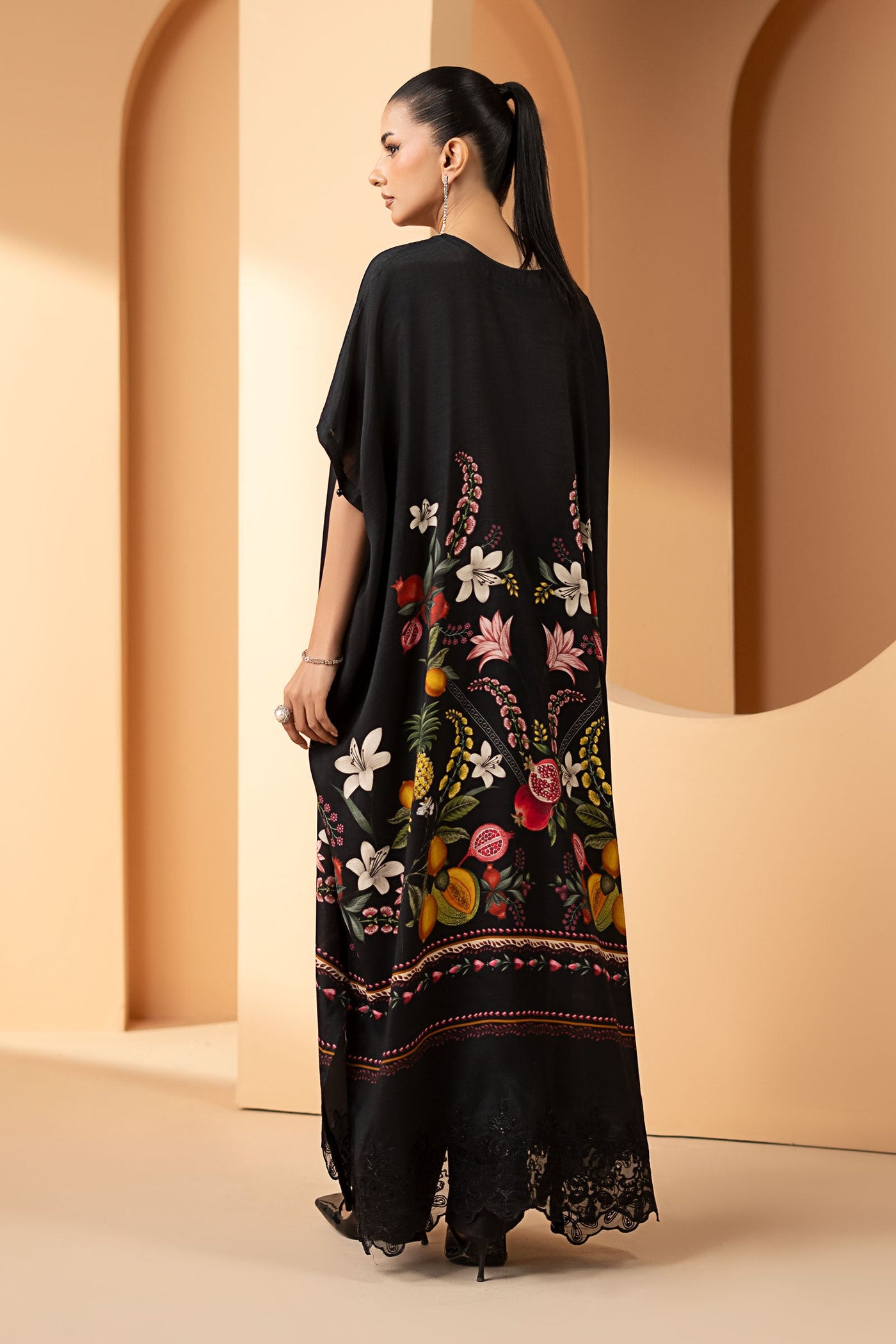 2 Piece Embroidered Raw Silk Suit