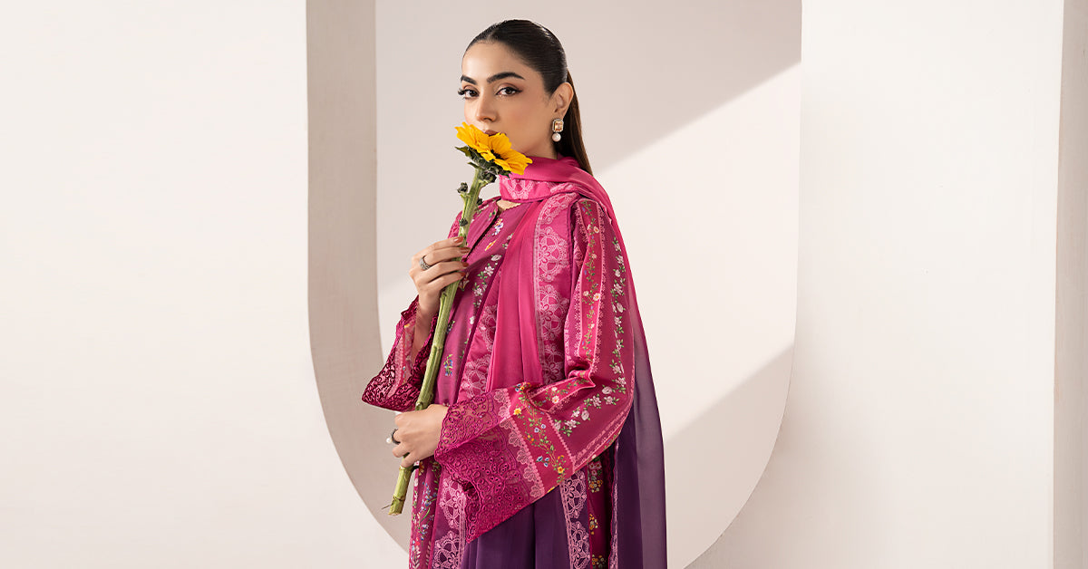 3 Piece Embroidered Lawn Suit