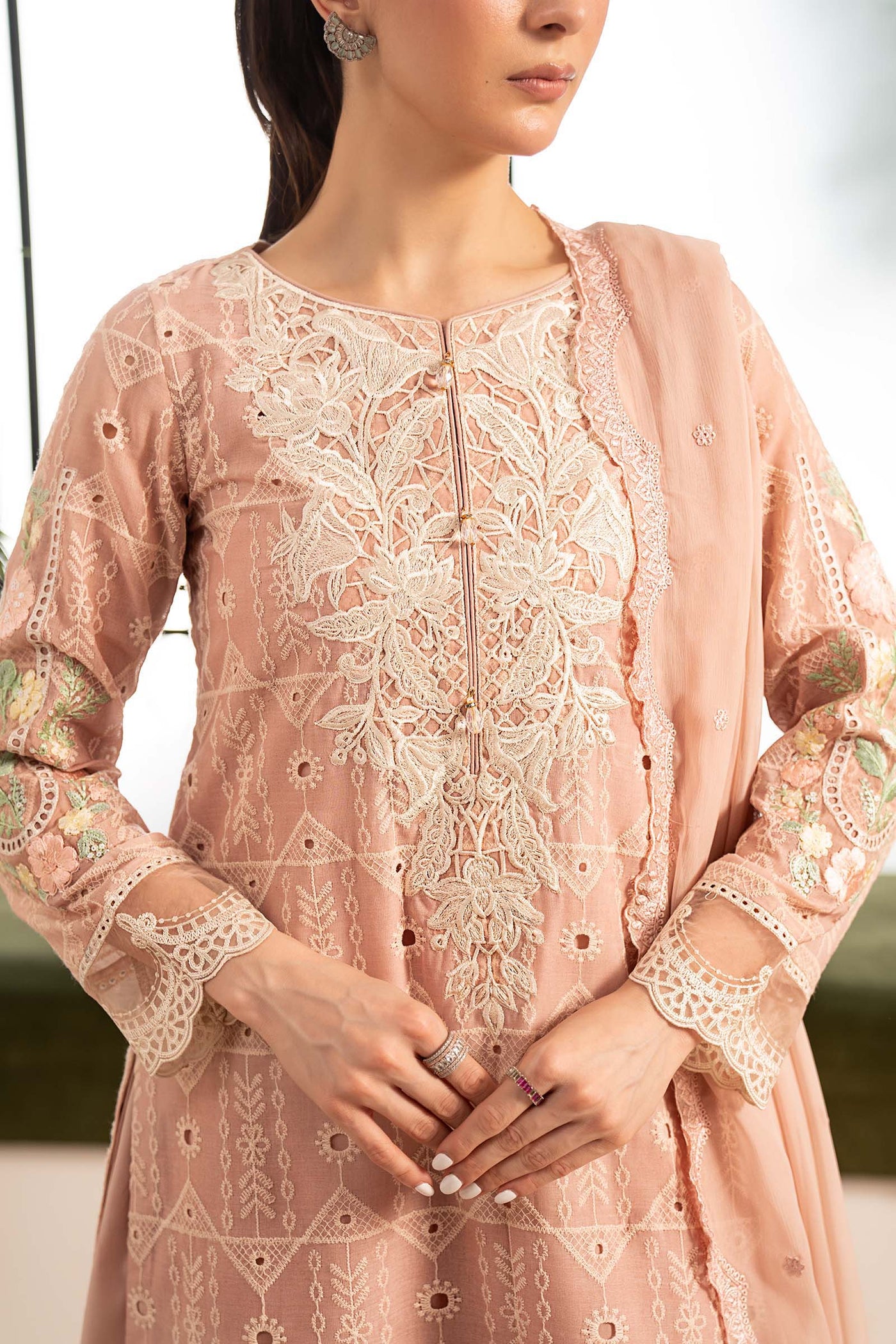 3 Piece Embroidered Lawn Suit