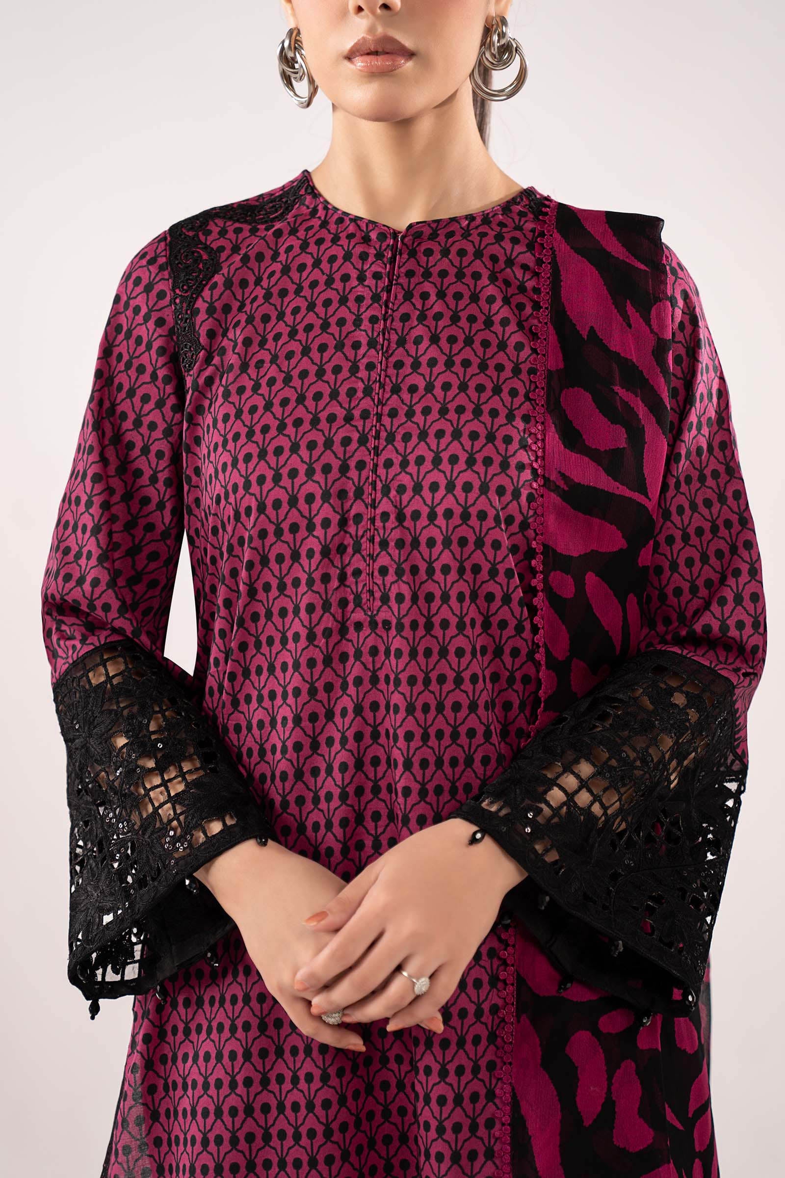 3 Piece Embroidered Lawn Suit