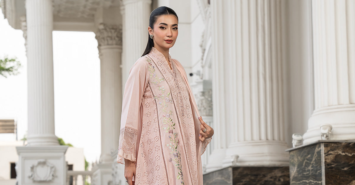 3 Piece Embroidered Lawn Suit