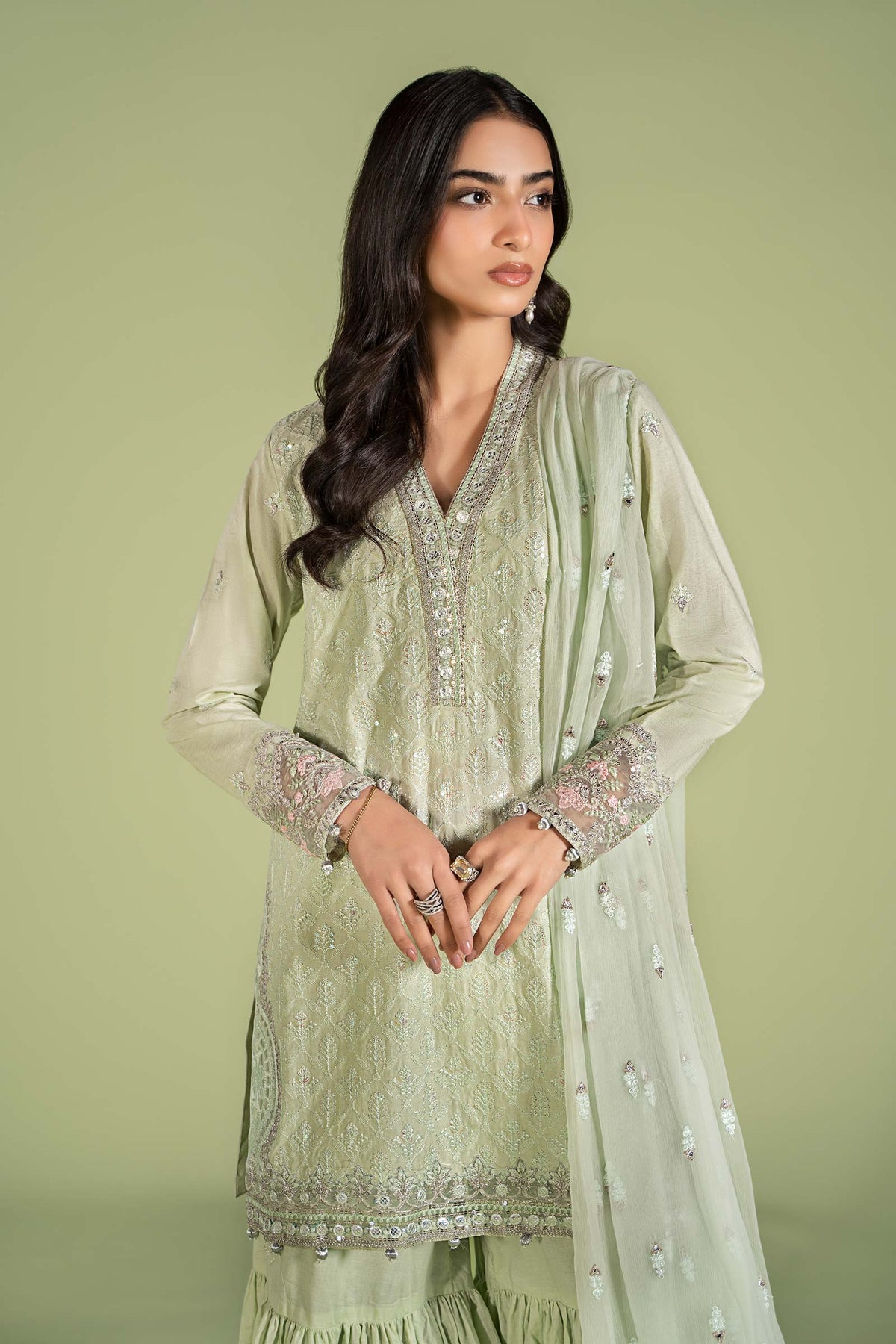 3 Piece Embroidered Lawn Suit
