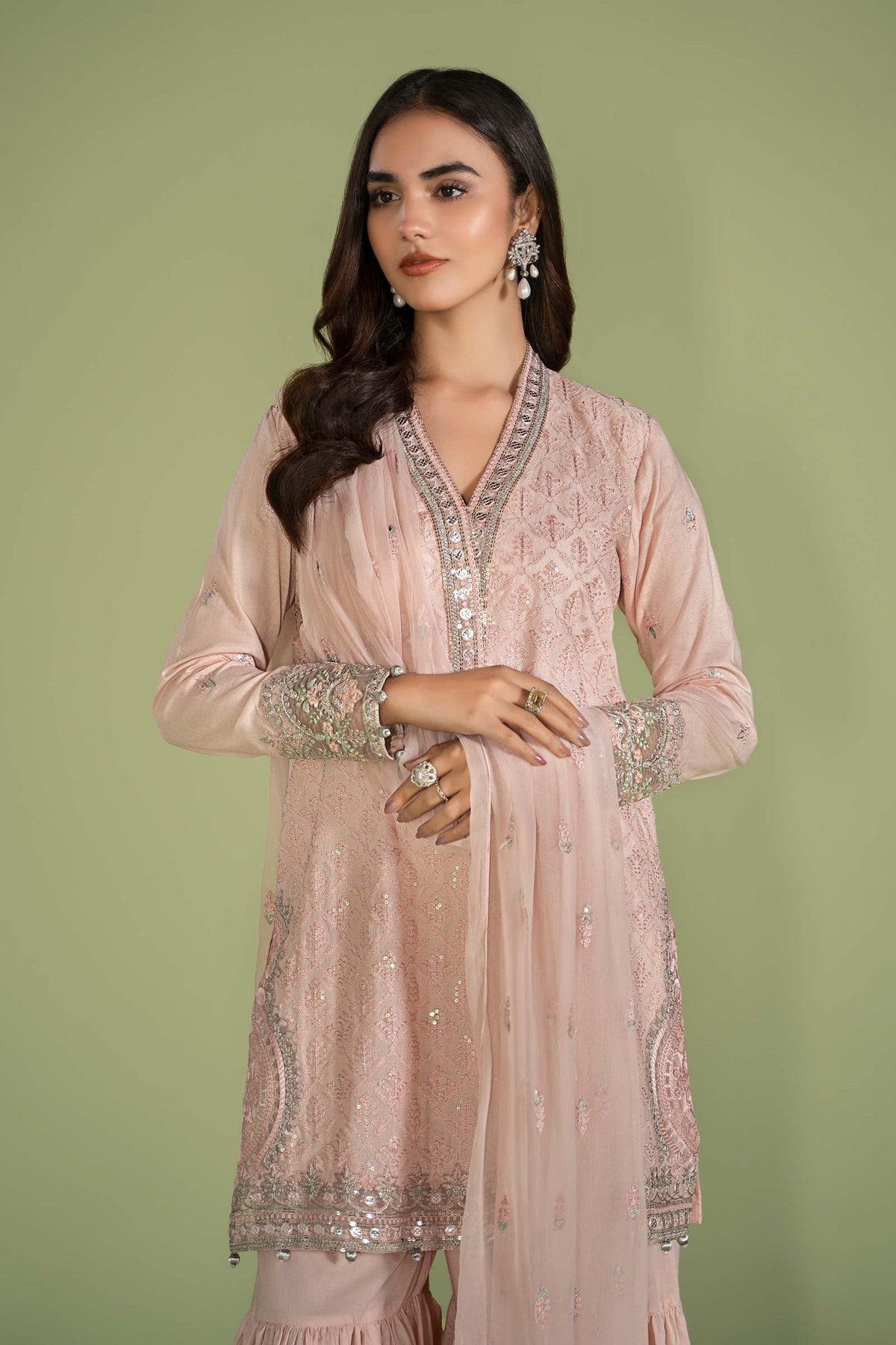 3 Piece Embroidered Lawn Suit