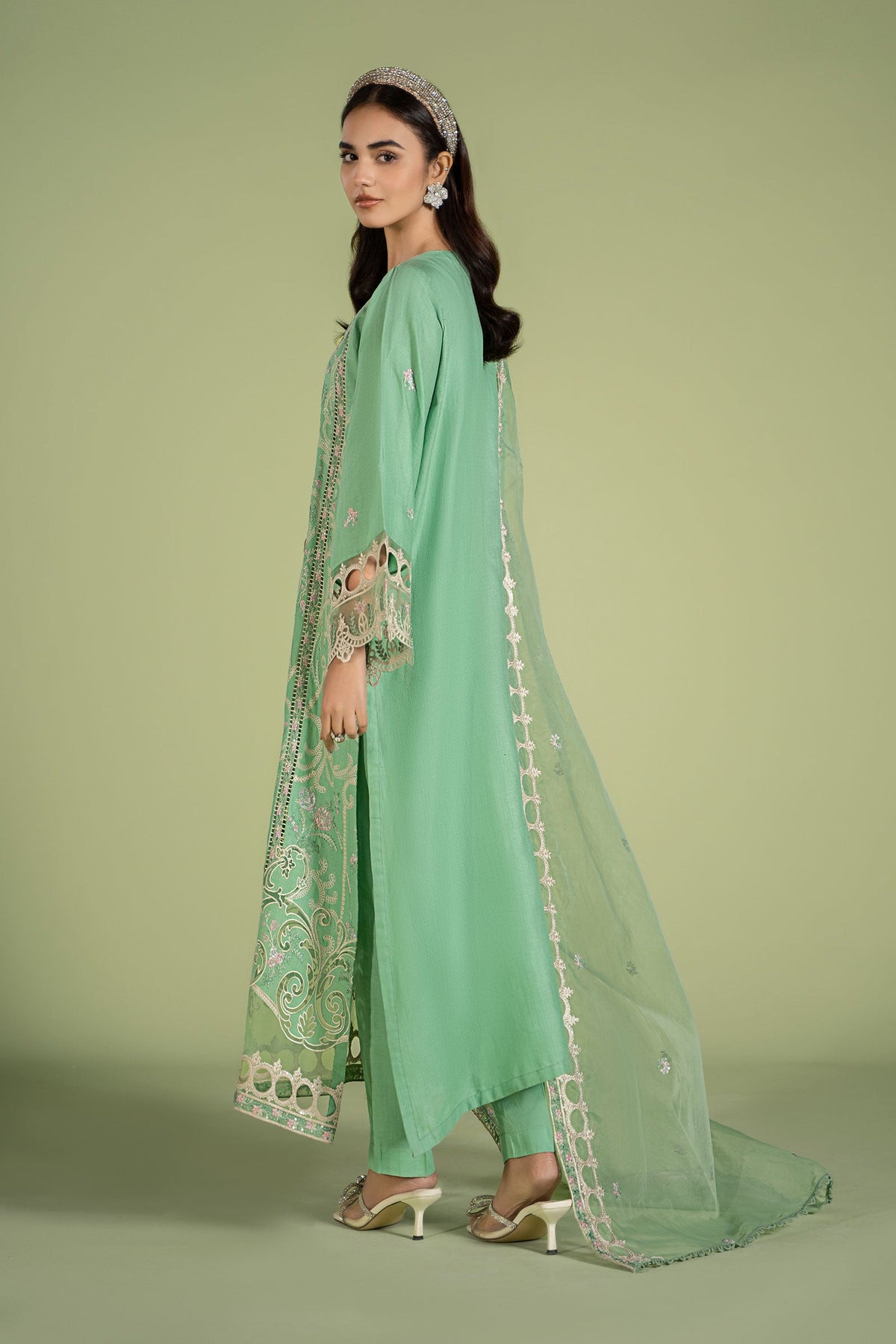 3 Piece Embroidered Lawn Suit