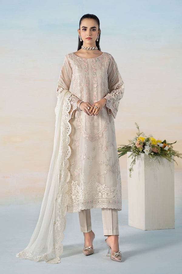 3 Piece Embroidered Lawn Suit