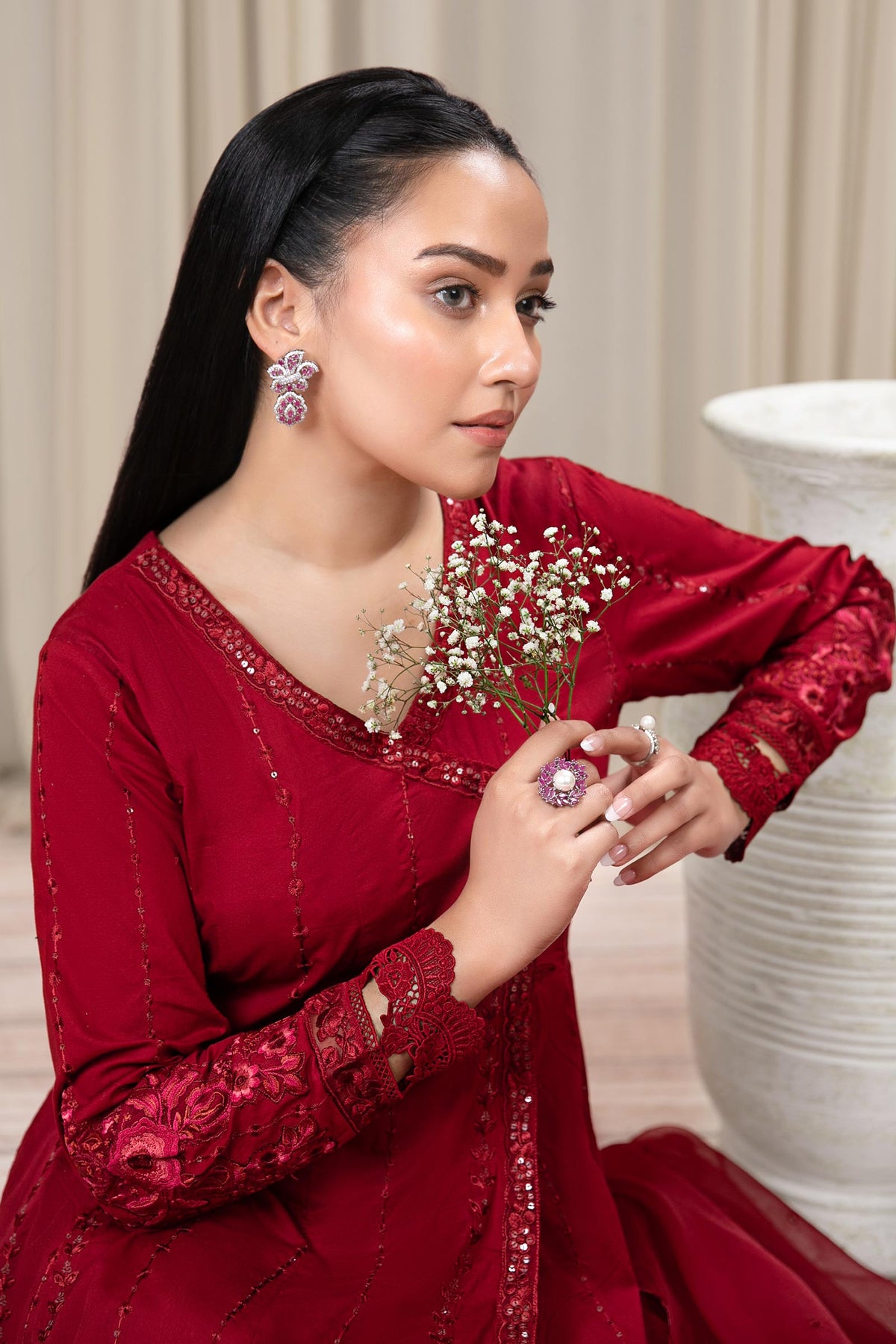 3 Piece Embroidered Lawn Suit