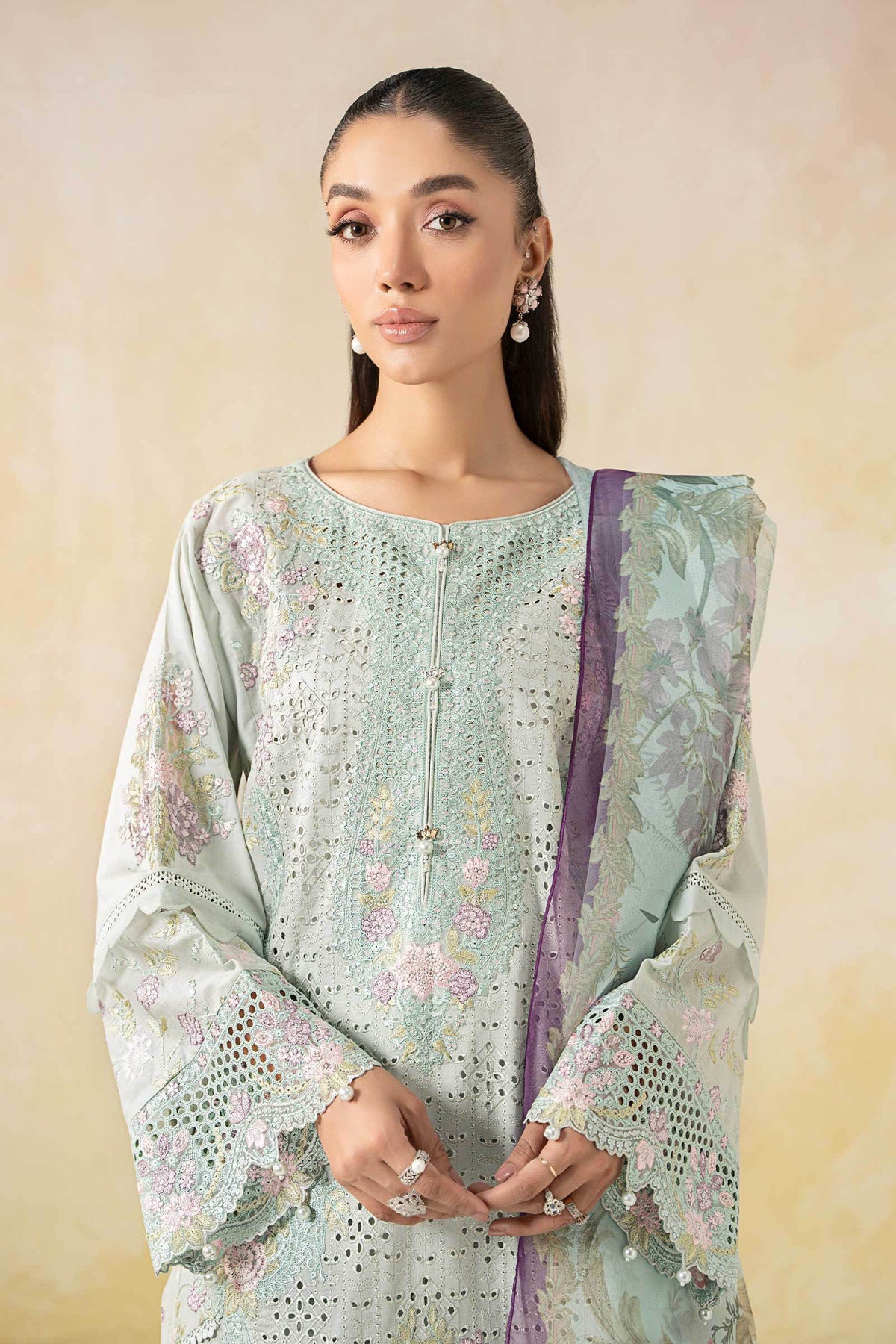 3 Piece Embroidered Lawn Suit